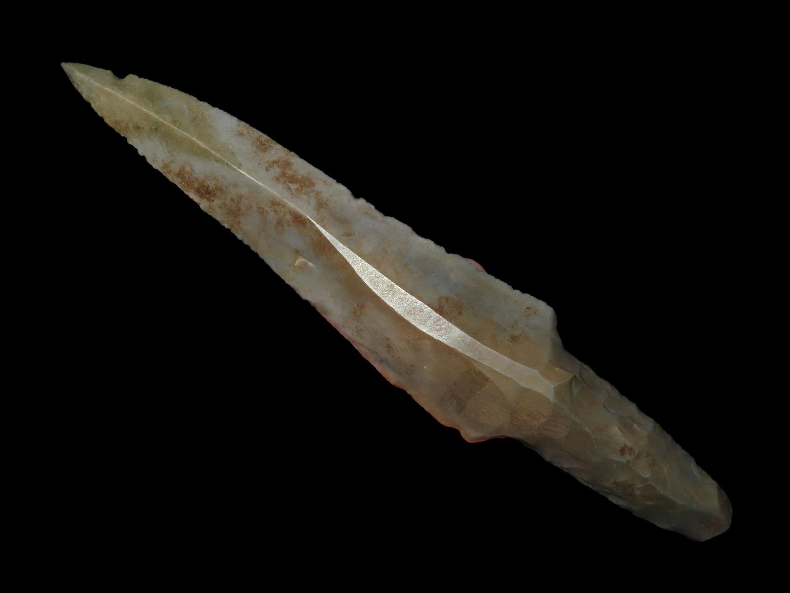 10.5/16" Macro Blade, Motley COA, Belieze, Pre Columbian Artifact (1 of 8)