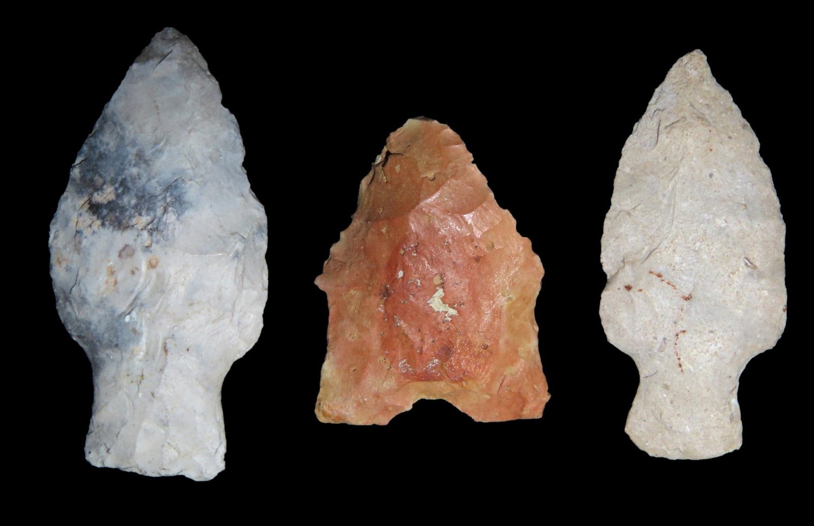 Group of 3  Common Points, found in DeKalb Co., Illinois (1 of 2)