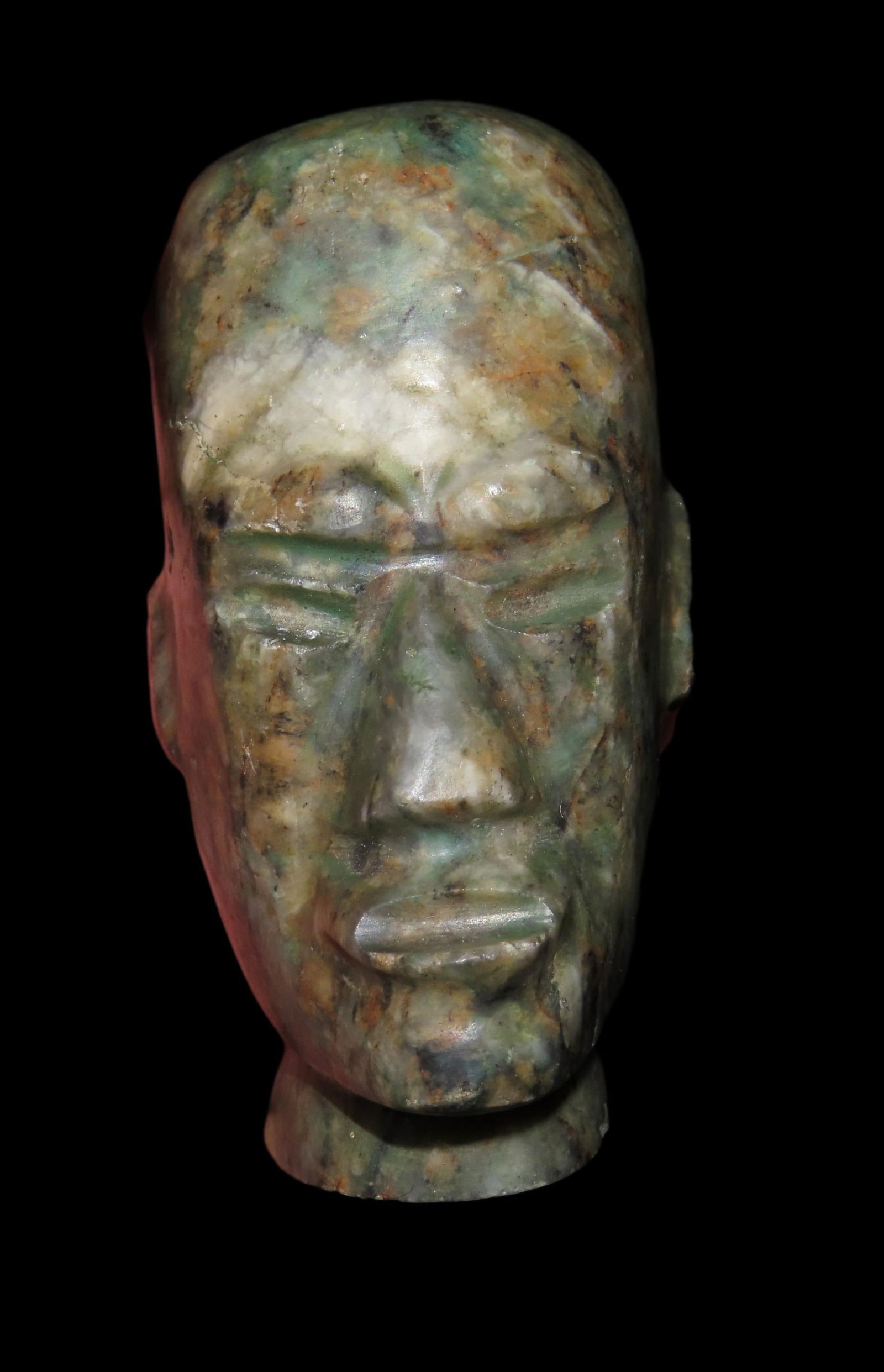 2 1/2" Pre-Colombian Head Effigy, found in South America (1 of 6)