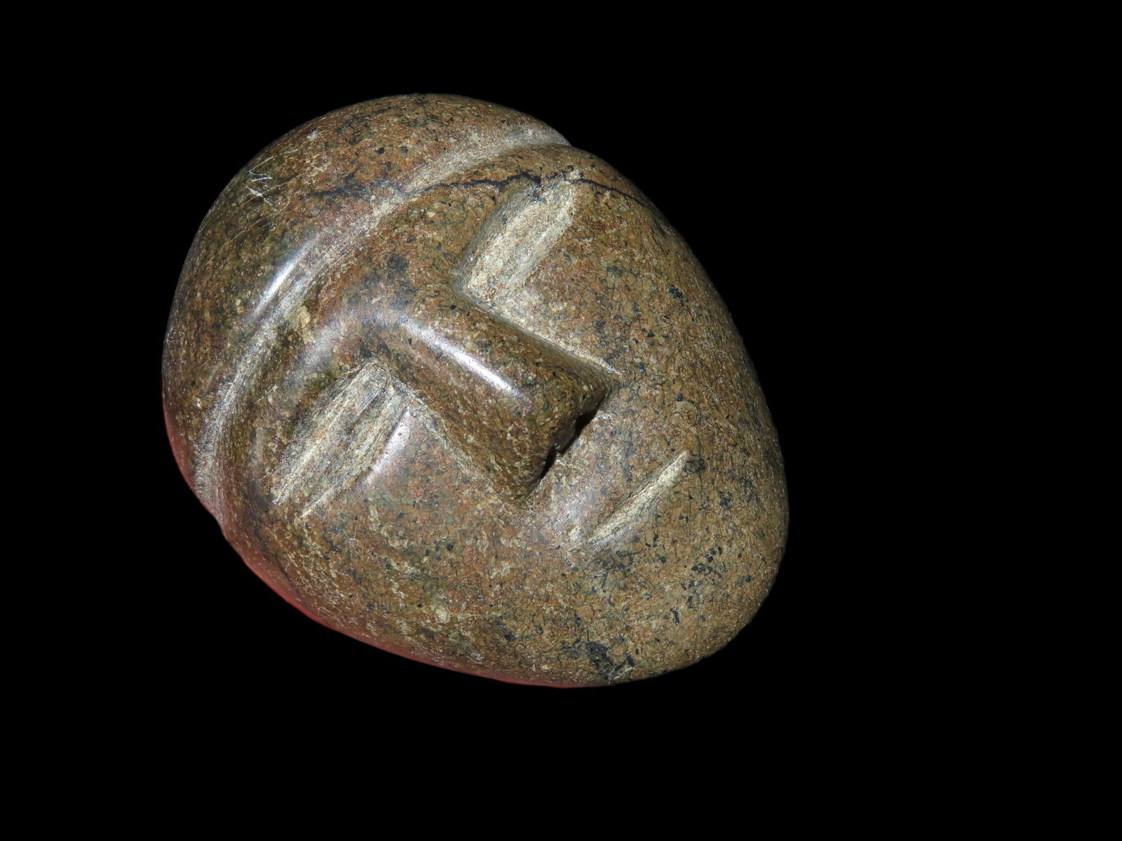 3" Pre-Colombian Face Effigy/Idol, found in South America (1 of 6)