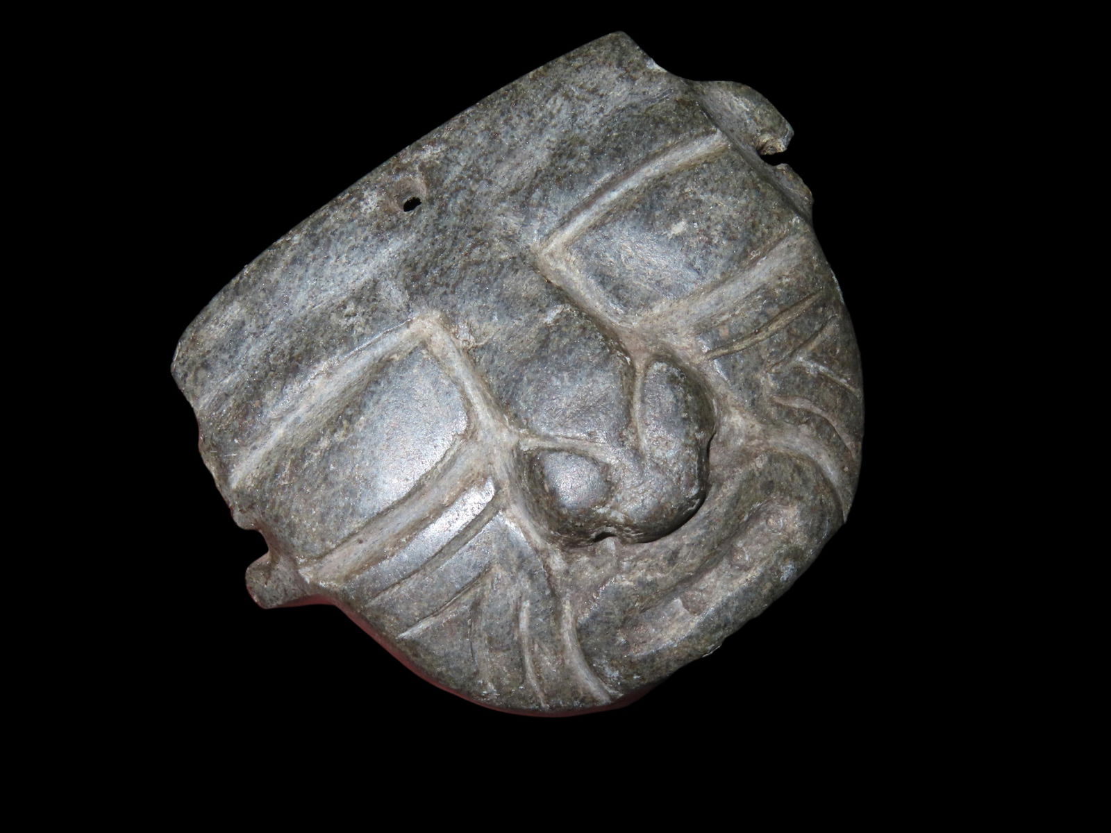 2 1/4" Pre-Colombian Jade Head Effigy, found in South America (1 of 5)