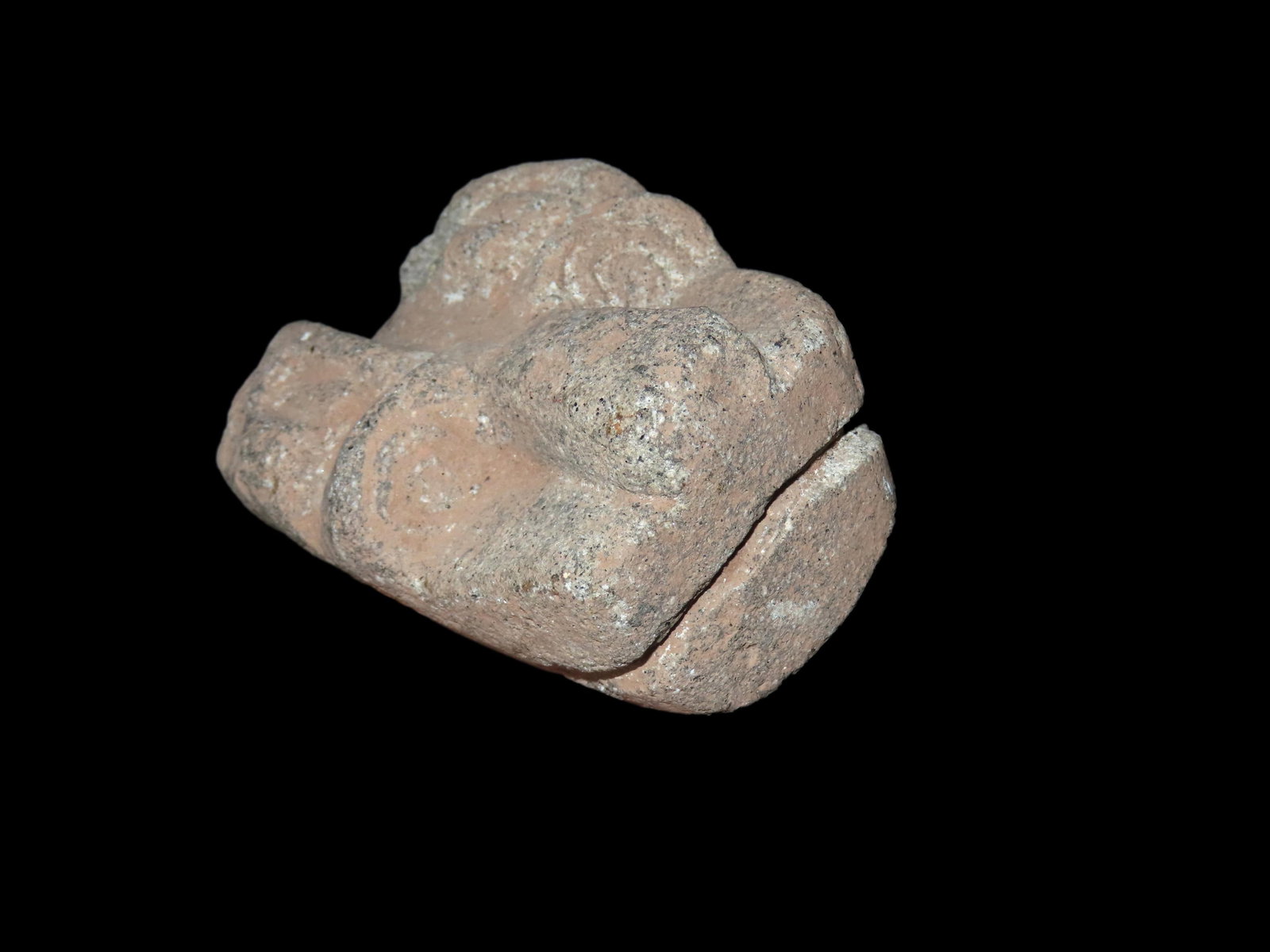 2 3/4" x 3 1/2" Pre-Colombian Jaguar Head Effigy, found in South America (1 of 8)