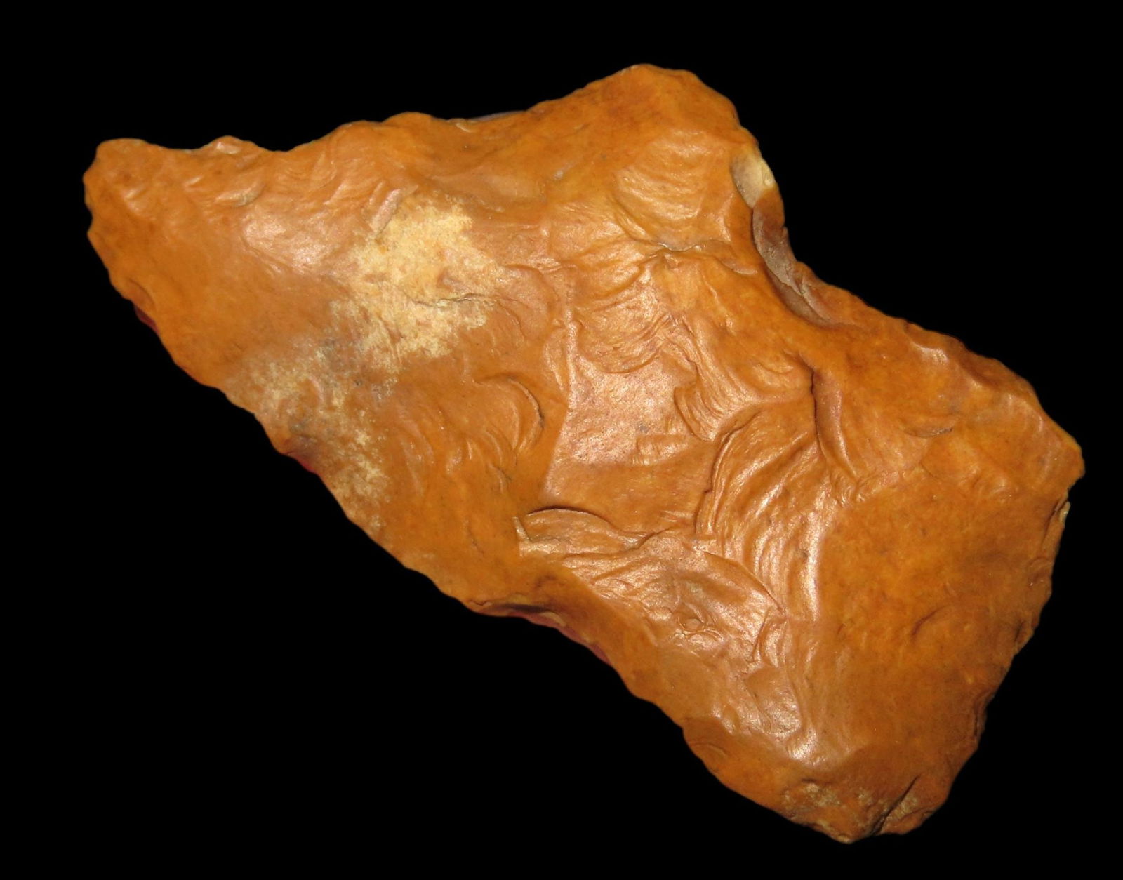 1 15/16" CODY KNIFE FOUND IN LINCOLN COUNTY COLORADO, BEAUTIFUL ORANGE JASPER, SCOTTSBLUFF, SCOTTY, (1 of 4)
