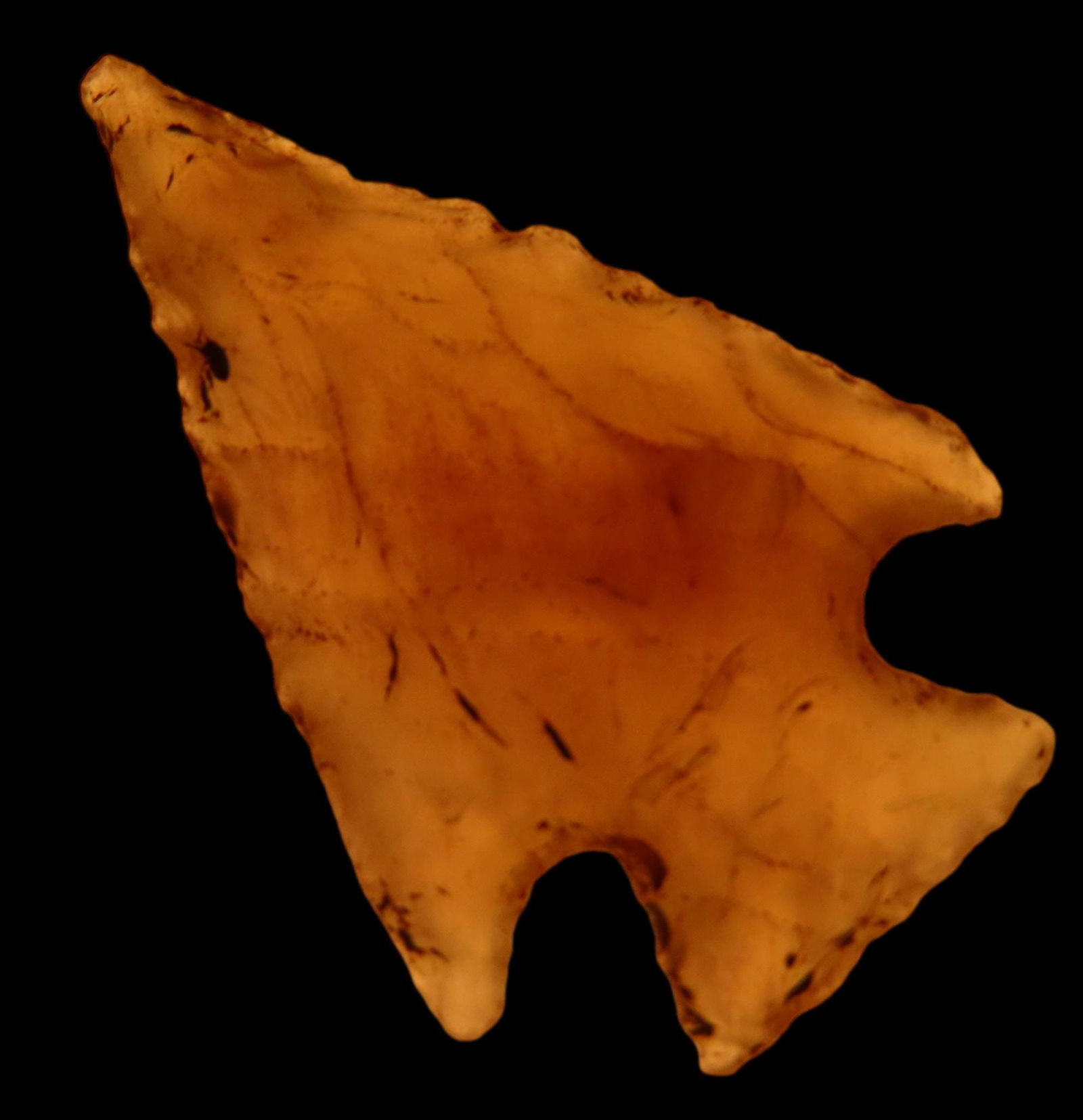 1 3/16" INCREDIBLE PINK AGATE ROSE SPRINGS, LINCOLN COUNTY COLORADO, OUTSTANDING G10 GEM POINT / (1 of 5)