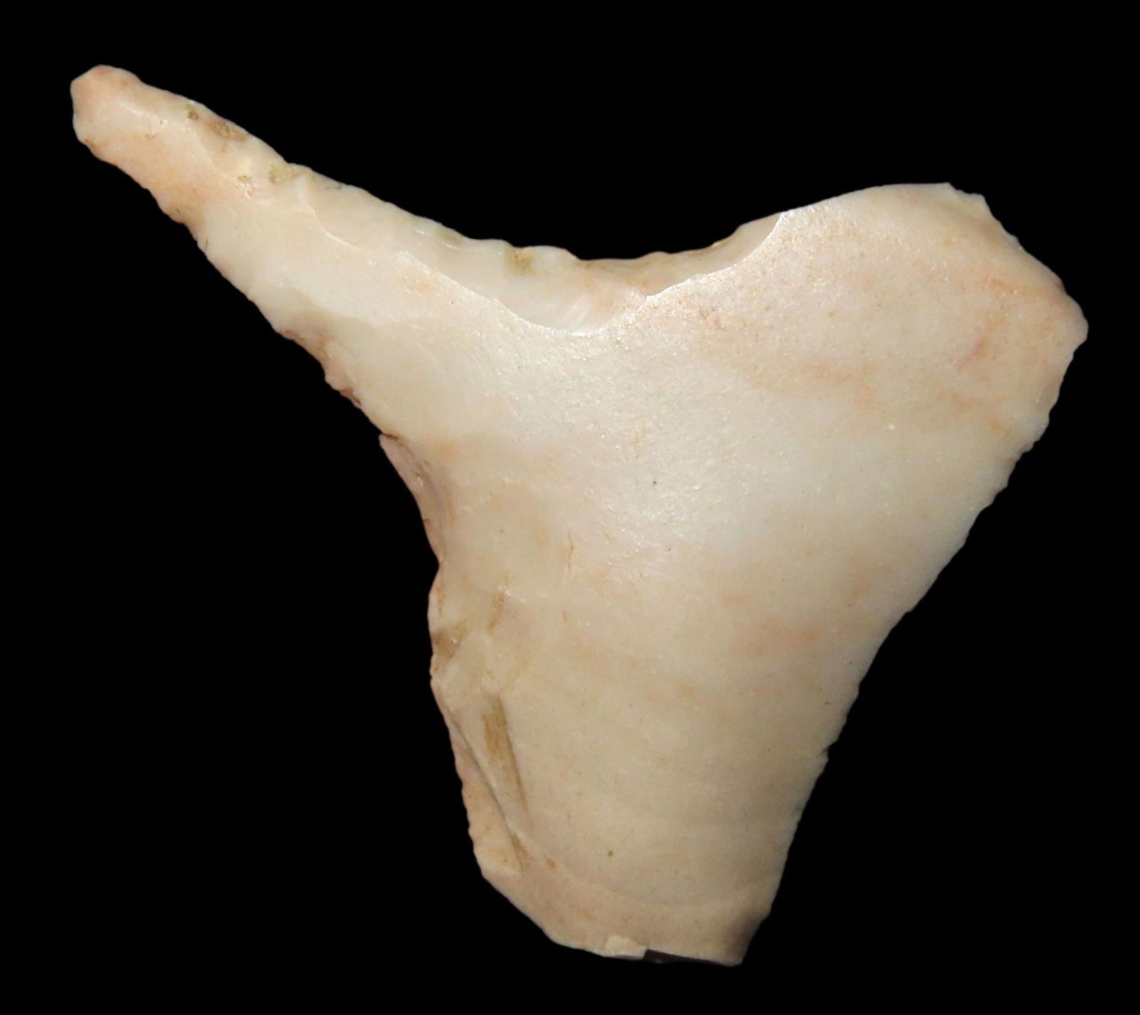 1 5/16" FINGER DRILL, LINCOLN COUNTY COLORADO, VERY THIN & WELL MADE EXAMPLE, INDIAN ARROWHEAD, (1 of 4)