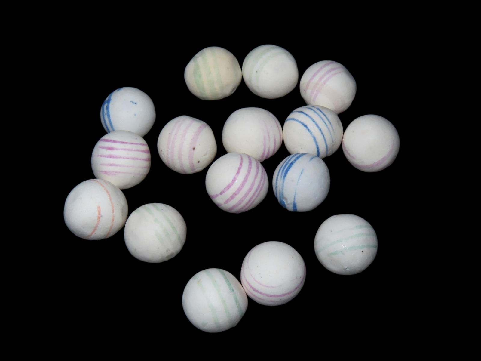 LOT OF CIVIL WAR ERA MARBLES: LOT OF CIVIL WAR ERA MARBLES