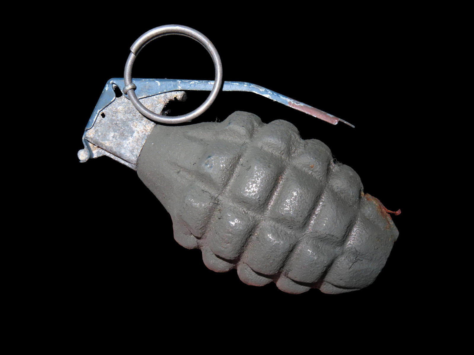 ANTIQUE PAPER WEIGHT, DE-MILLED / DEACTIVE UNUSEABLE GRENADE, NOVELTY ITEM: ANTIQUE PAPER WEIGHT, DE-MILLED / DEACTIVE UNUSEABLE GRENADE, NOVELTY ITEM