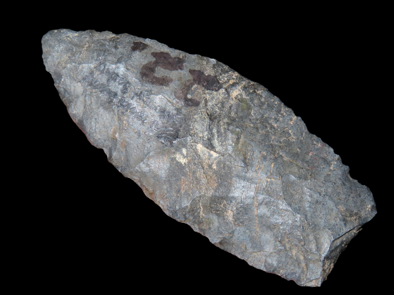 3 3/4" Woodland Blade, found in Missouri, Ex Dennis Stonewall Collection (1 of 5)