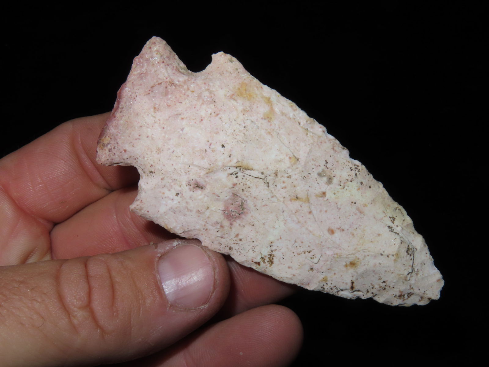 3 3/8" Hopewell, found in Marion Co., Illinois (1 of 4)