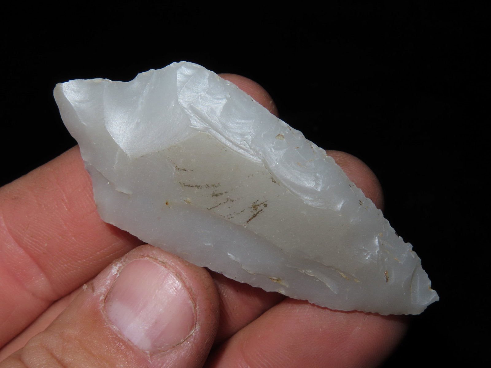 2 1/2" Novaculite Gary, found in Arkansas: 2 1/2" Novaculite Gary, found in Arkansas