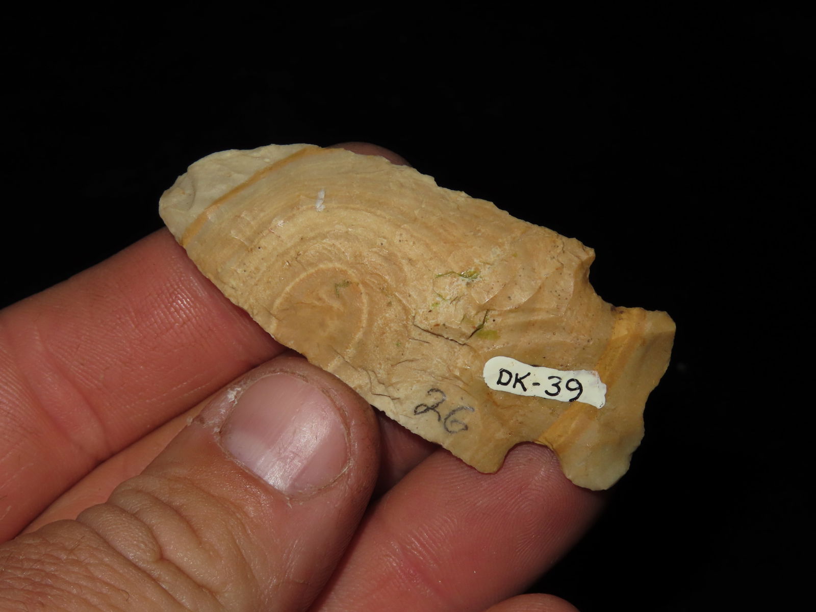 2 3/8" Colorful Archaic Point, found in Southeastern Missouri (1 of 4)