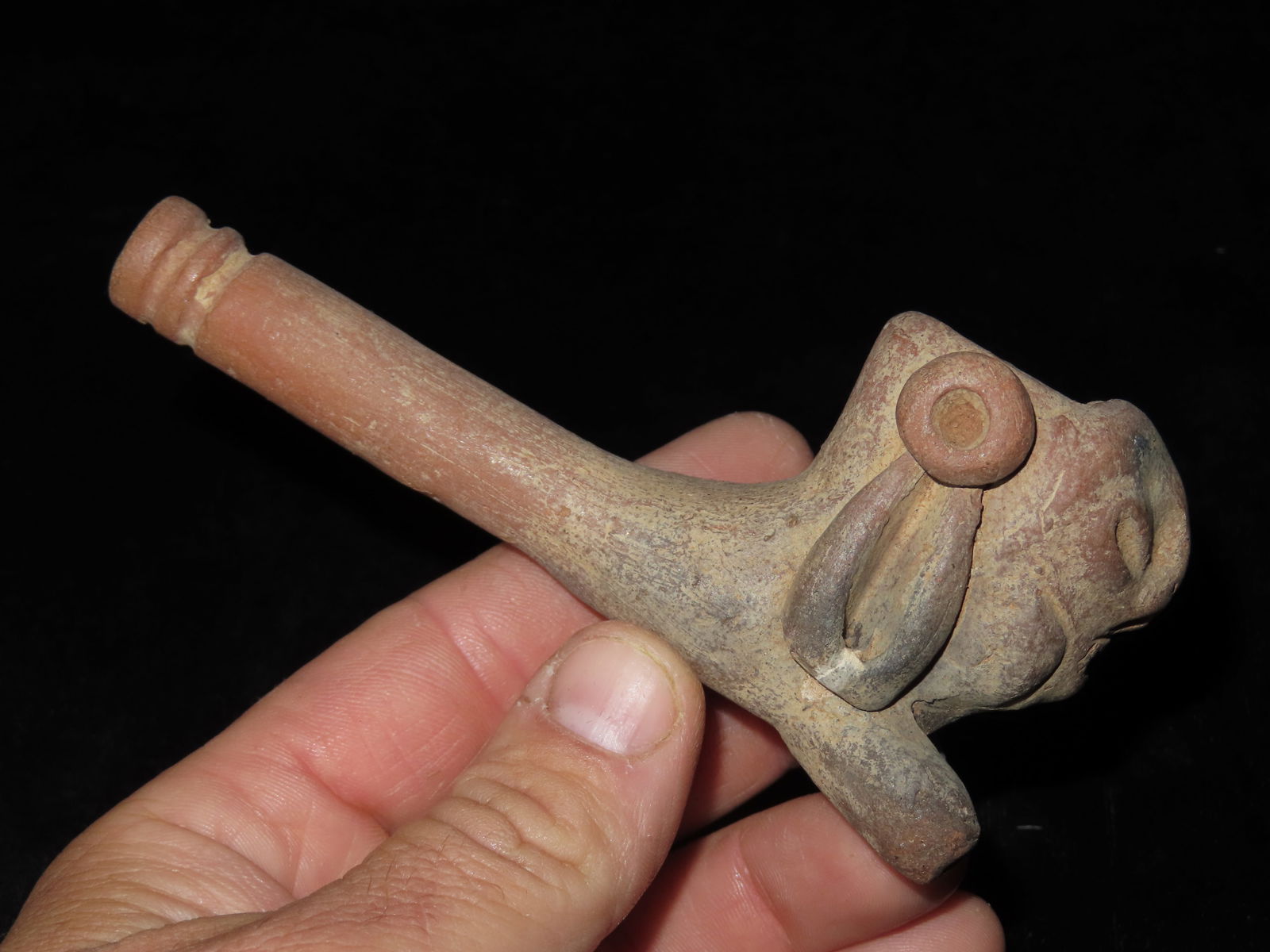 4 1/2" Face Effigy Pipe ***REPRODUCTION*** (1 of 5)