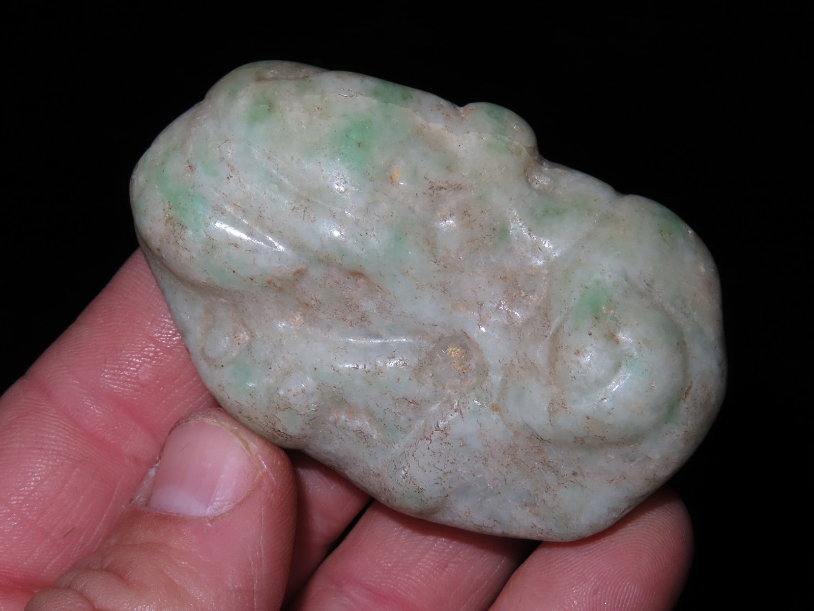 2 3/4" Jade Amulet ***REPRODUCTION***: 2 3/4" Jade Amulet ***REPRODUCTION***