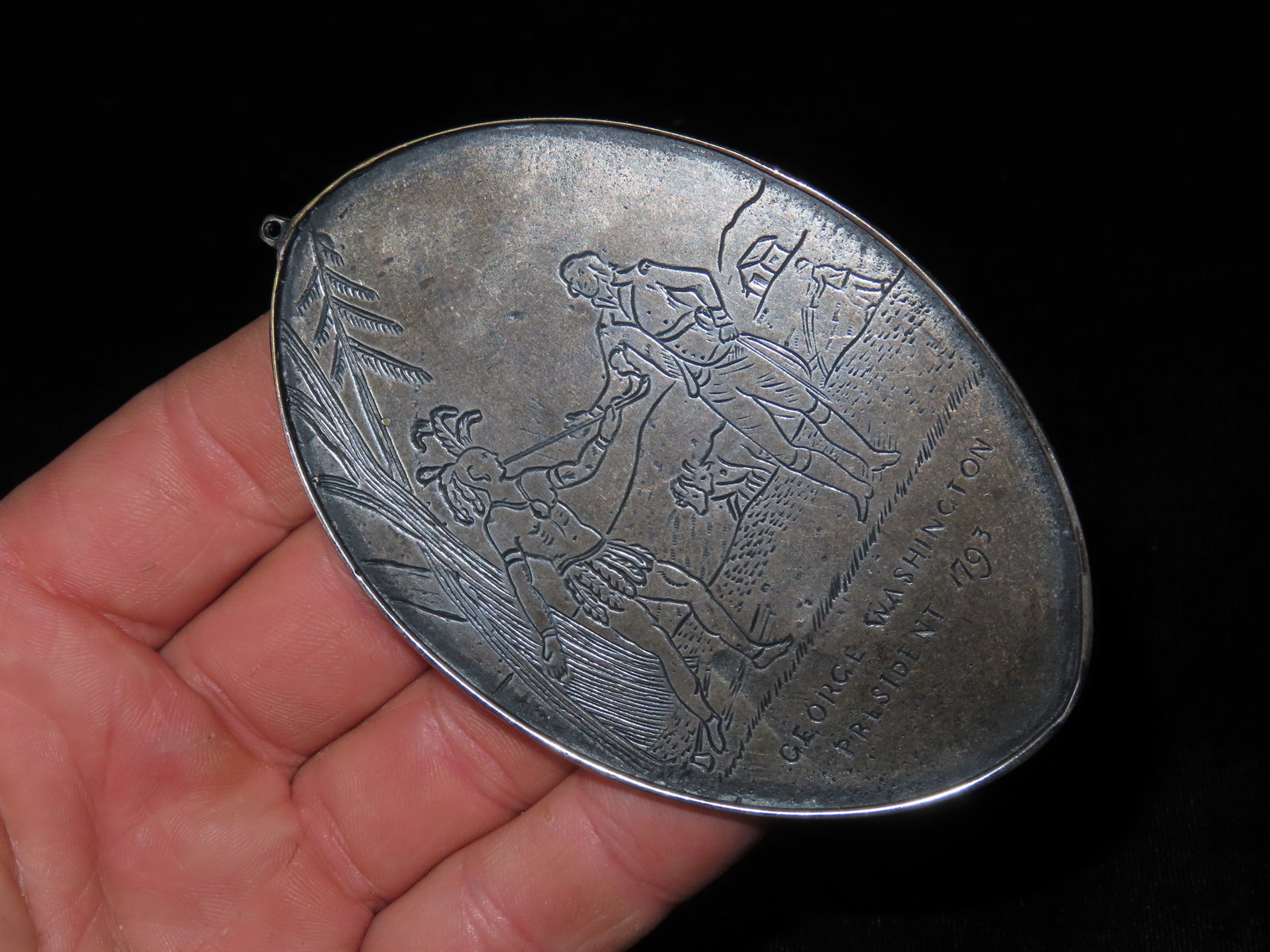 4" George Washington Peace Medallion ***REPRODUCTION*** (1 of 4)