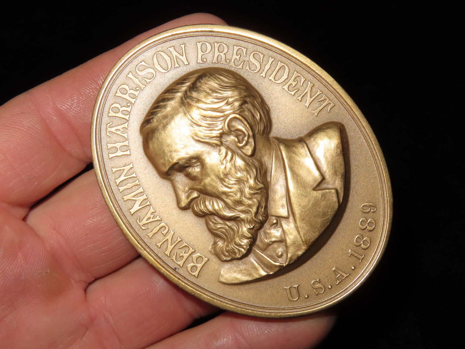 3" William Harrison Peace Medallion ***REPRODUCTION***: 3" William Harrison Peace Medallion ***REPRODUCTION***