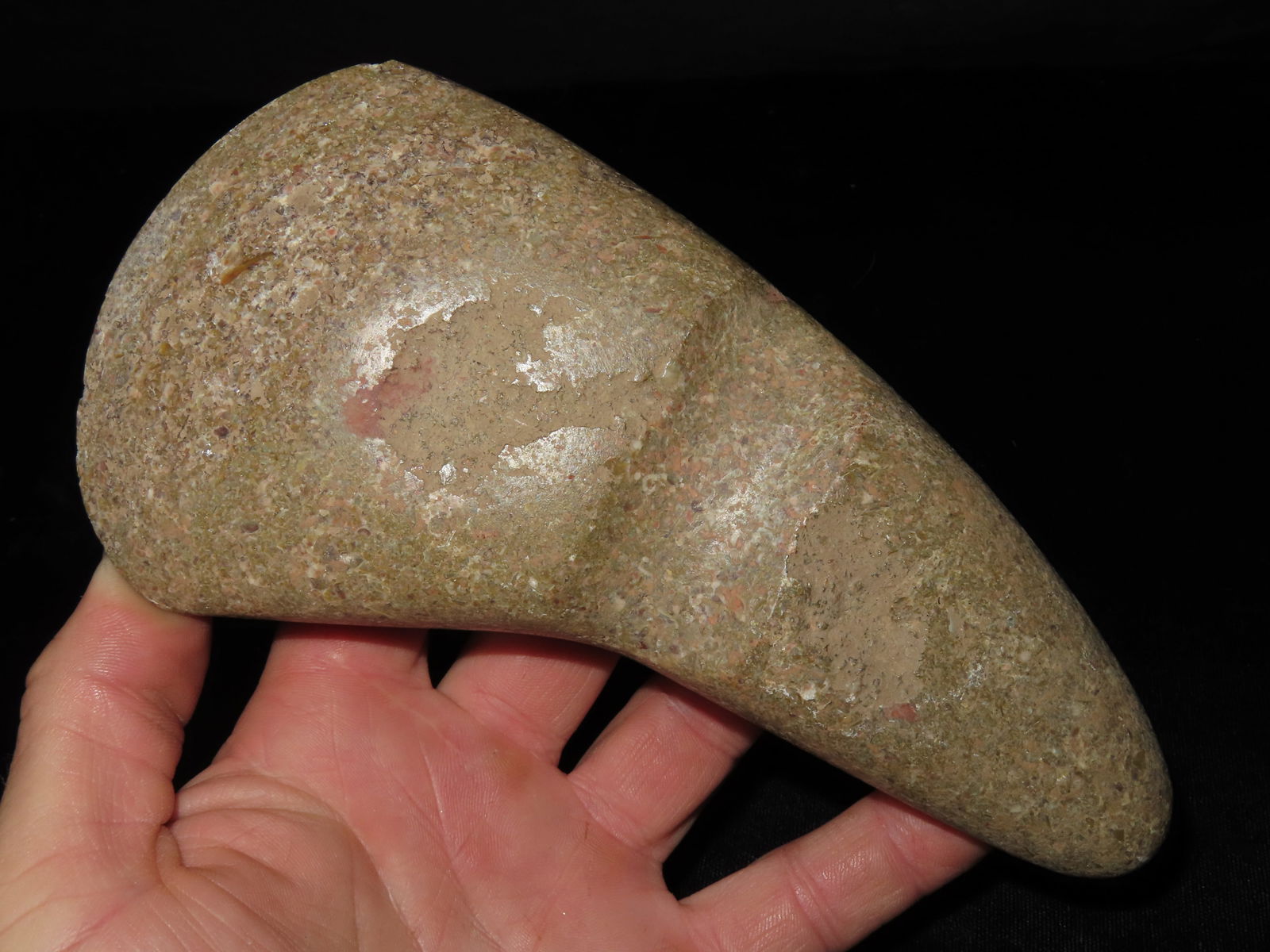 7 1/8" Curved Stone Axe ***REPRODUCTION*** (1 of 4)