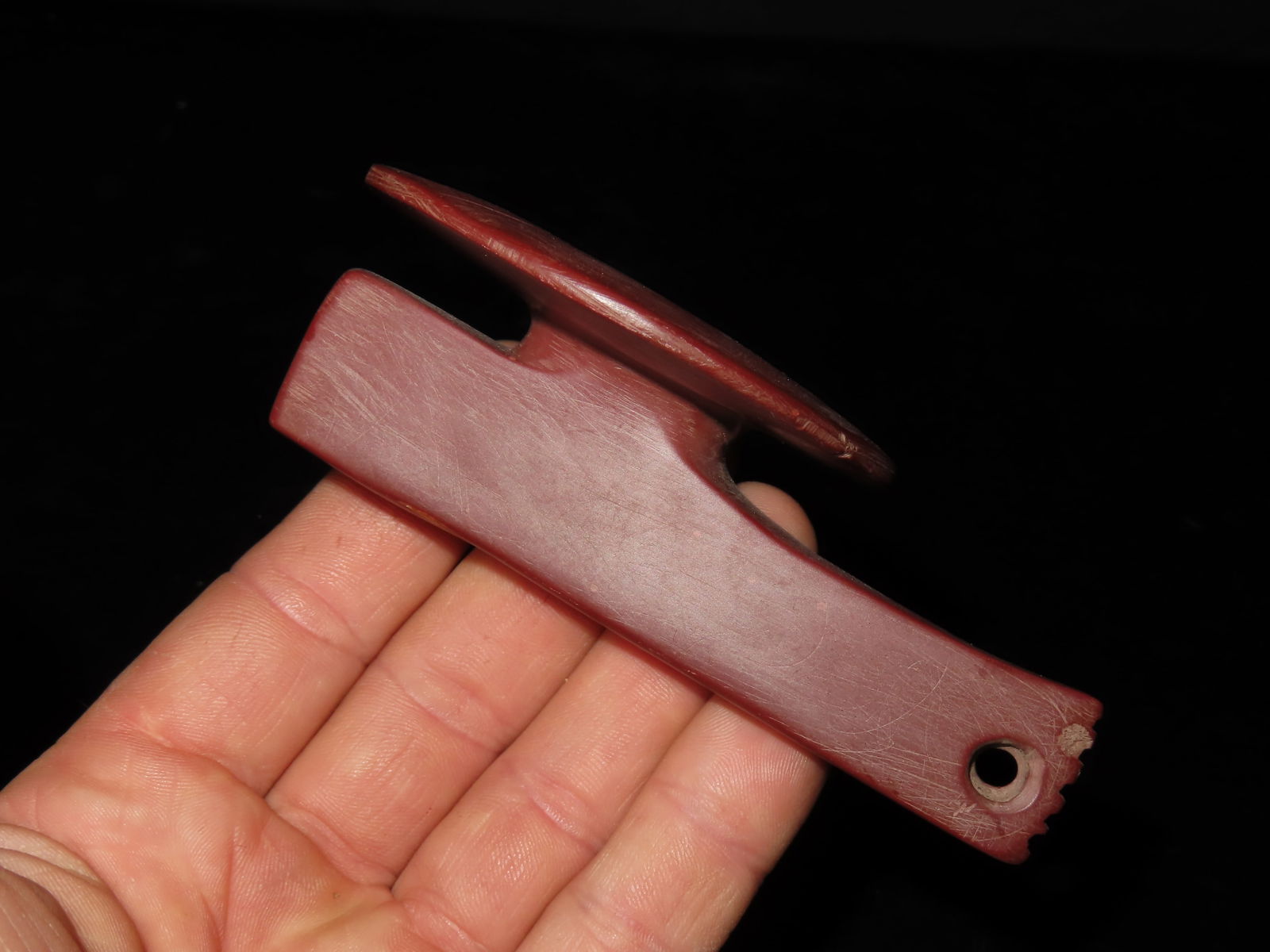 4 1/8" Catlinite Pipe ***REPRODUCTION*** (1 of 5)