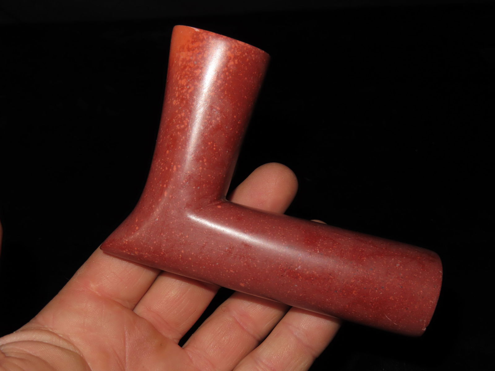 4 1/2" Catlinite Pipe ***REPRODUCTION*** (1 of 5)
