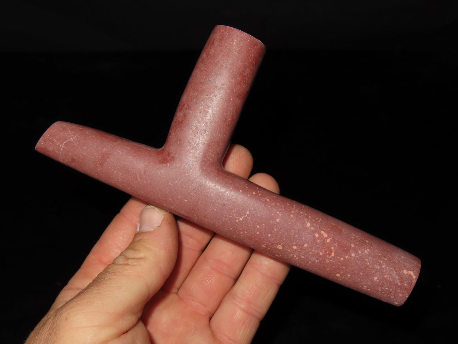 6 3/4" Catlinite Pipe ***REPRODUCTION*** (1 of 5)