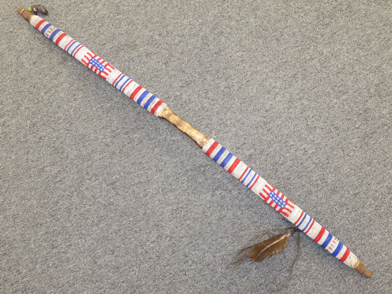 48" Beaded Bow ***REPRODUCTION***: 48" Beaded Bow ***REPRODUCTION***