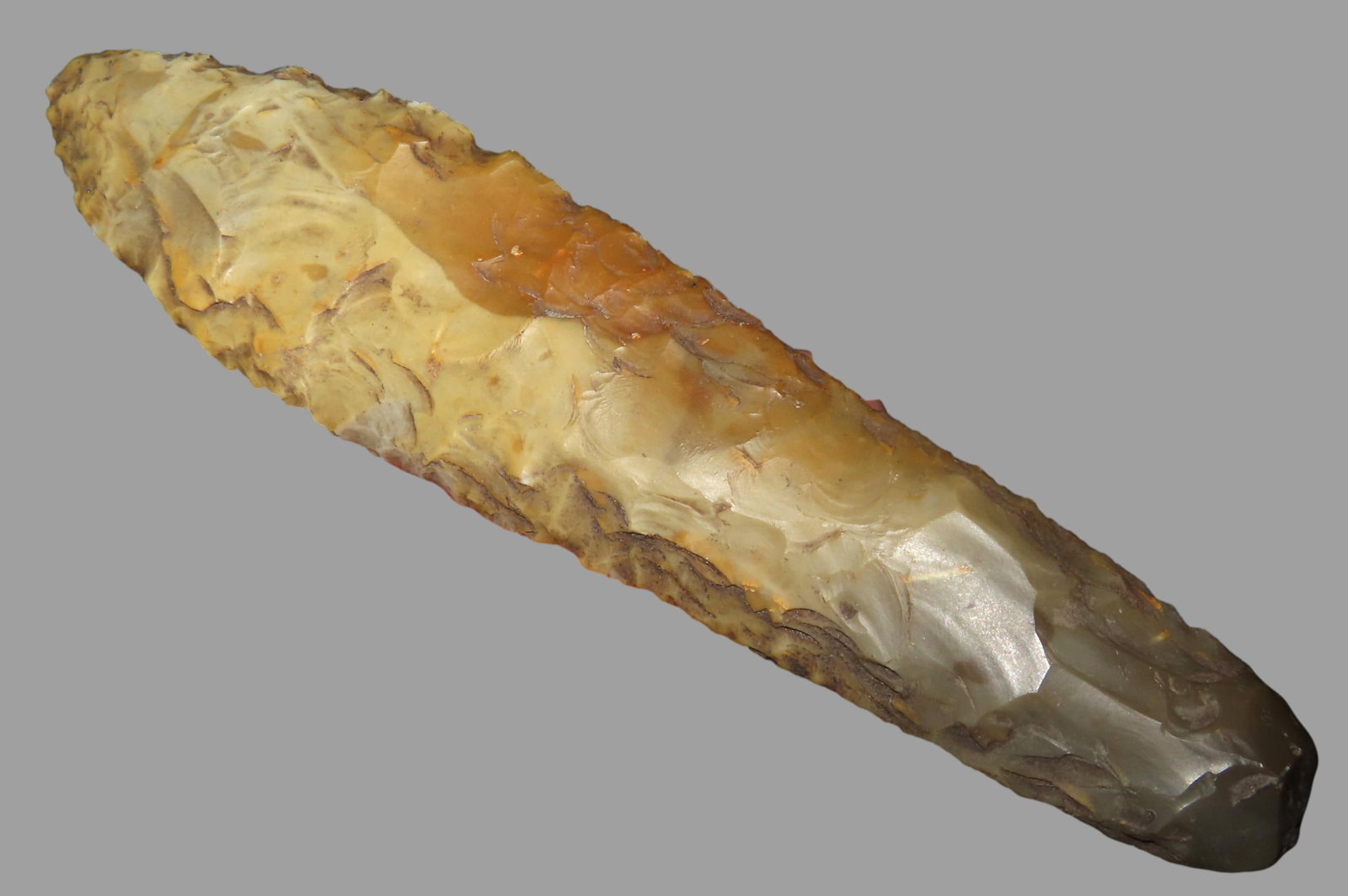 5" Neolithic Danish Flint Dagger, Type II ca. 2000-1500 BC, found in Europe, Ex Mitch Lewis Collecti (1 of 6)