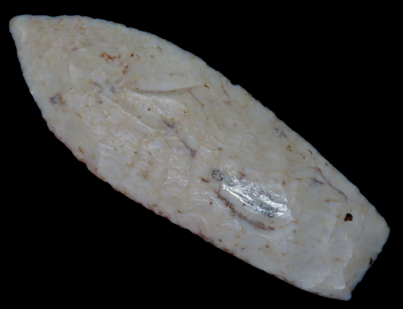 3 1/16' Agate Basin, Dickey COA, found in Adams Co., Illinois, Ex Dennis DeRosear, Ex Bill Pettit (1 of 7)