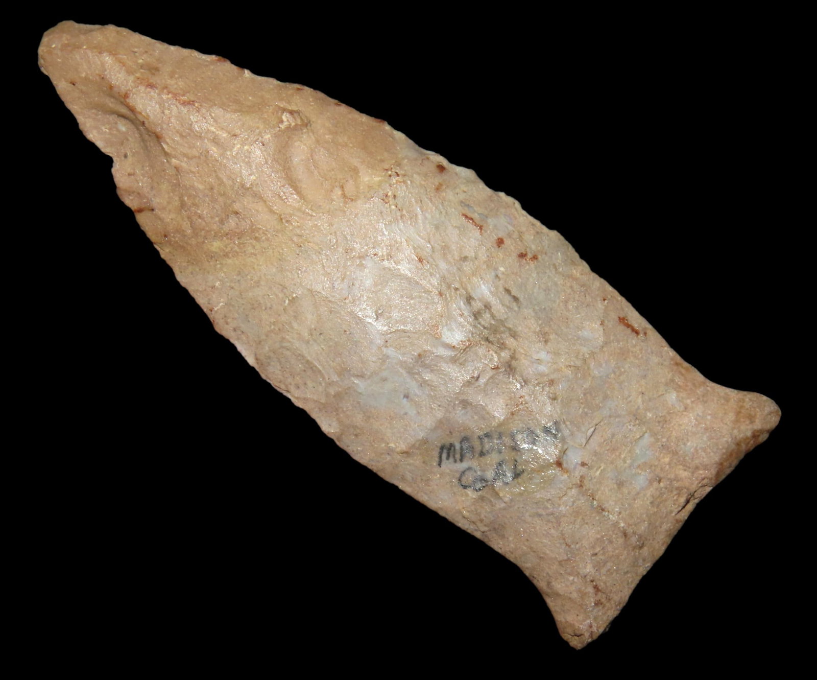 2 3/4' Unfluted Cumberland, Dickey COA, found in Madison Co., Alabama, Ex Bill Pettit Collection (1 of 7)