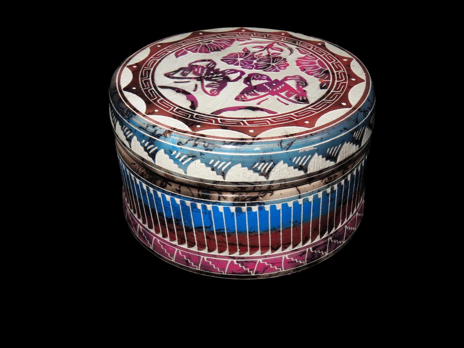 Authentic Native American Hand-crafted Pottery from the American Southwest, signed T Whitegoat & T (1 of 5)