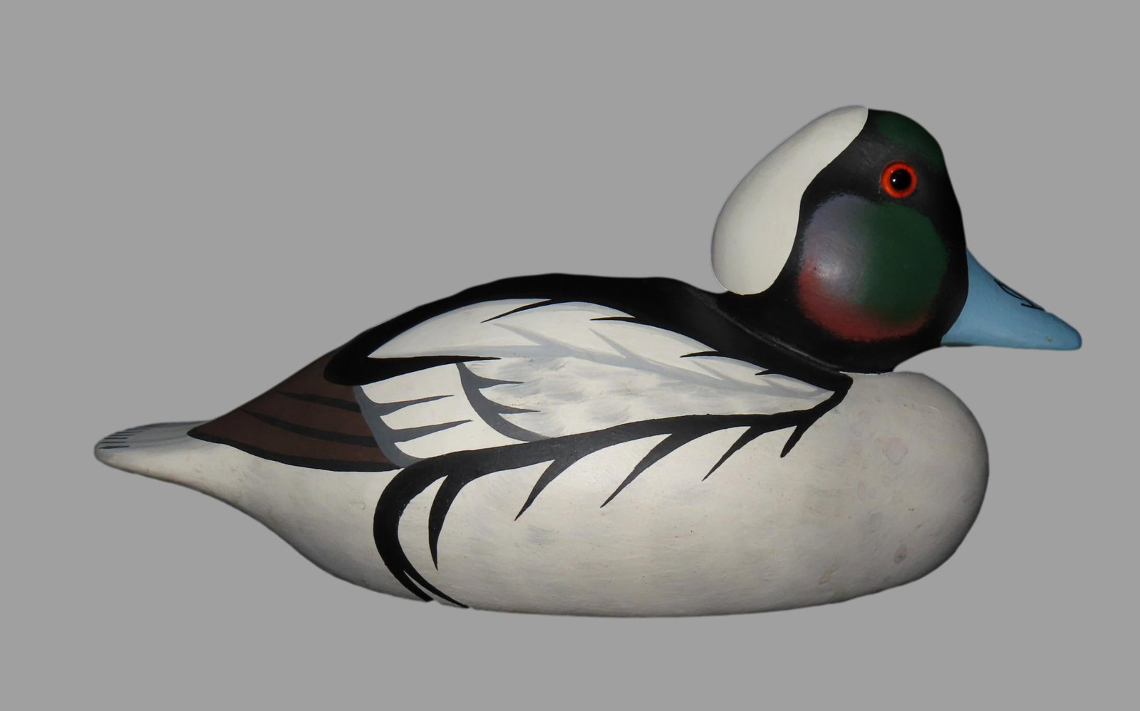 Signed and Dated Hand Carved Bufflehead Duck Decoy, made by Raymond Hormick, of Hormick Bros. Stoney (1 of 6)