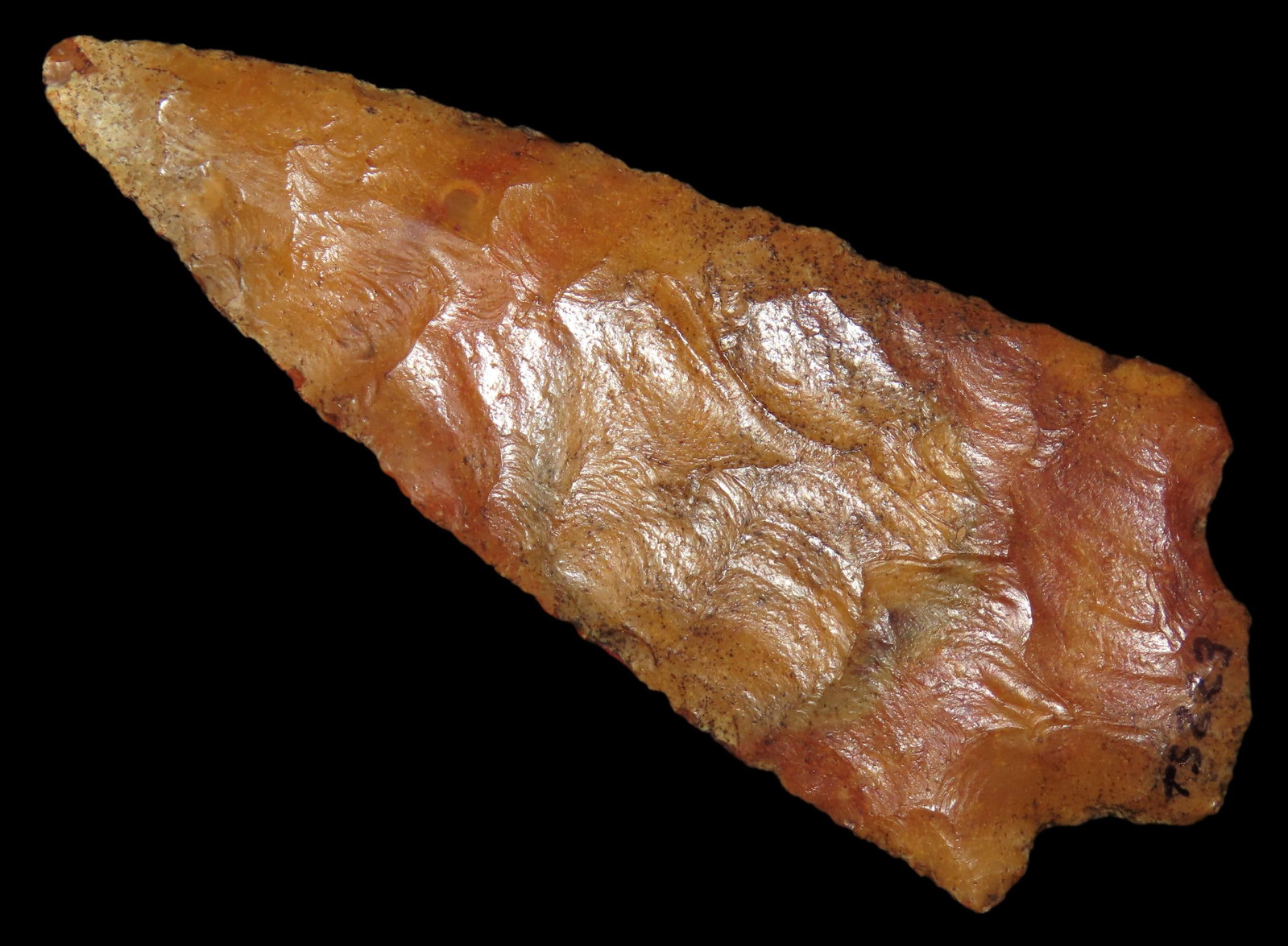 4 9/16" Adena-Dickson, 2xCOA-Bennett/Howard, found in Florida, Ex Tom Sekula, Ex Duane Schneider Col: 4 9/16" Adena-Dickson, 2xCOA-Bennett/Howard, found in Florida, Ex Tom Sekula, Ex Duane Schneider Collection
