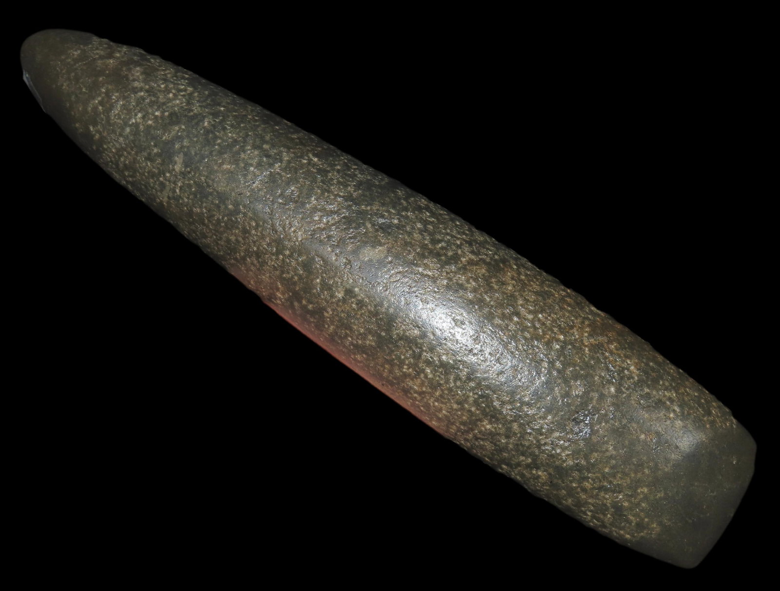 13 7/8" GORGEOUS CADDO POLE CELT, 3xCOA-Meadows/Dickey/Motley, found in Red River Co., Texas, Ex Jim (1 of 12)