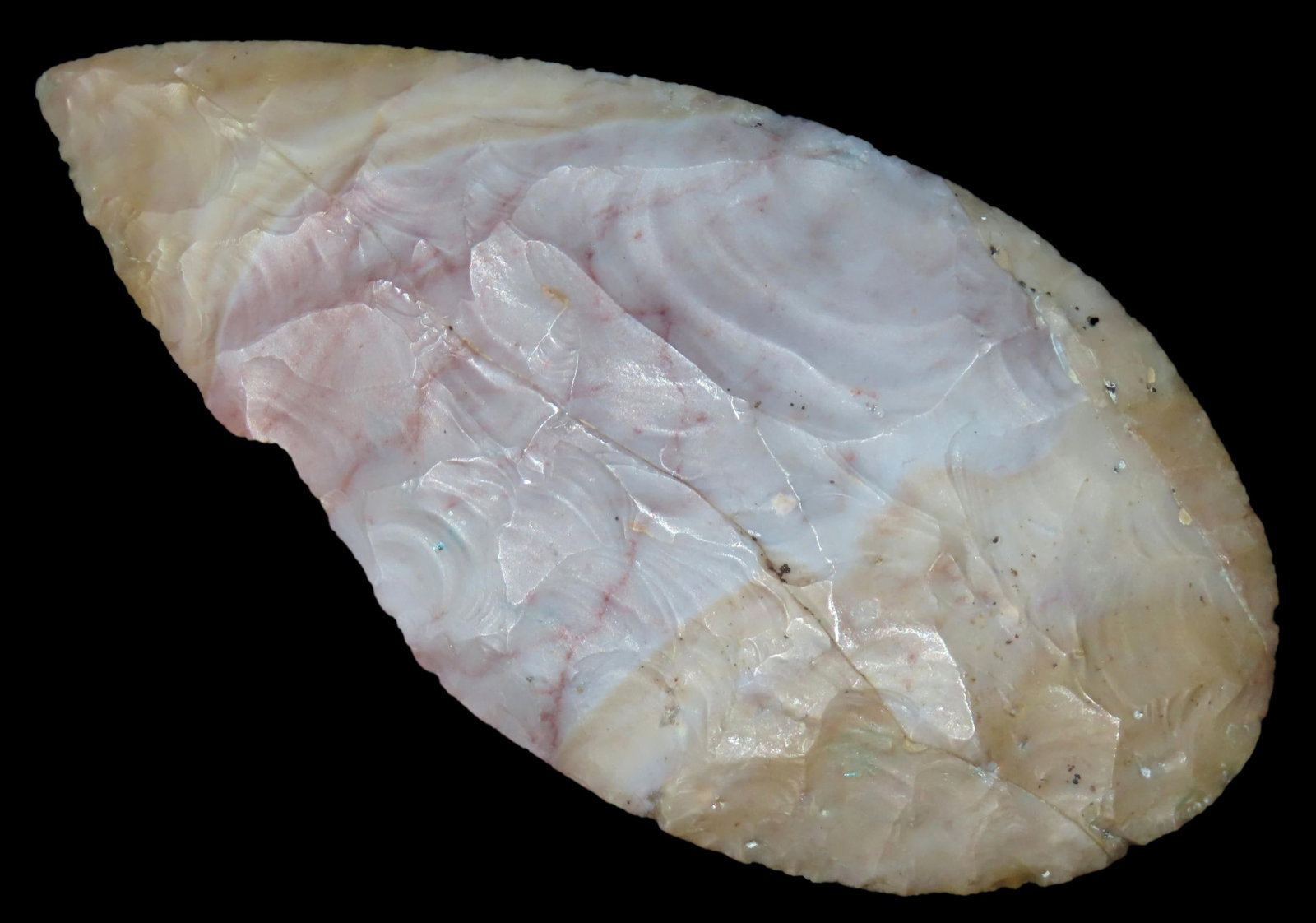 4" Adena Cache Blade, Bennett COA, found in Ohio, Ex Owen Davis, Ex John Neil,  Ex Duane Schneider C (1 of 7)