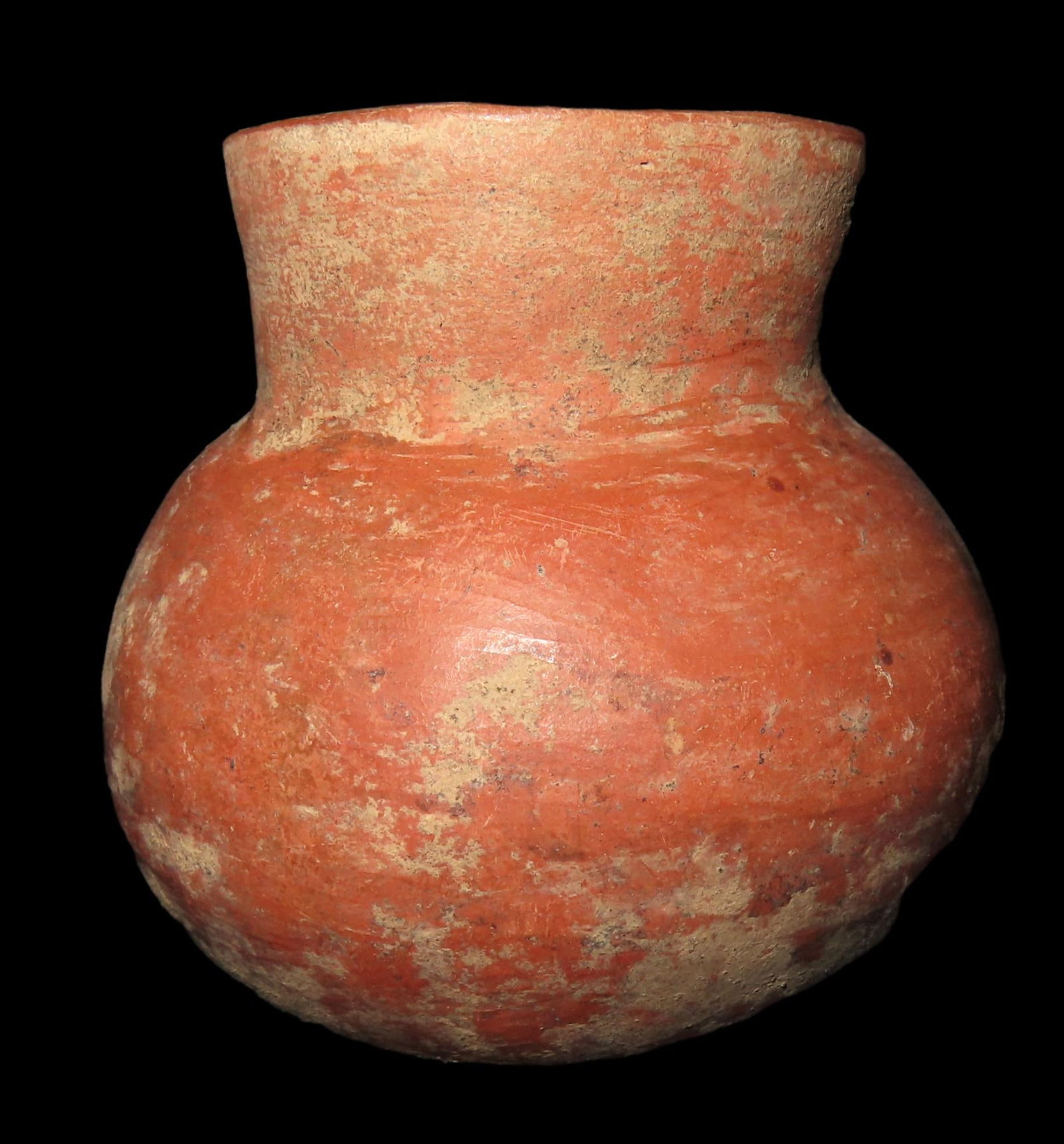 3 1/2" Pre-Columbian Polychrome Pottery Vessel found in South America (1 of 7)