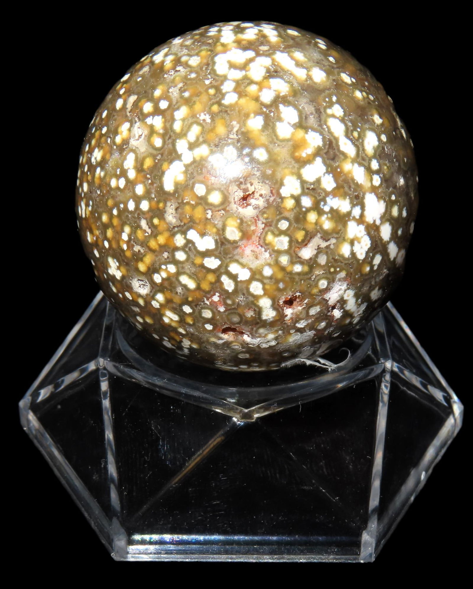 2" Ocean Jasper Sphere- Great Color! (1 of 4)