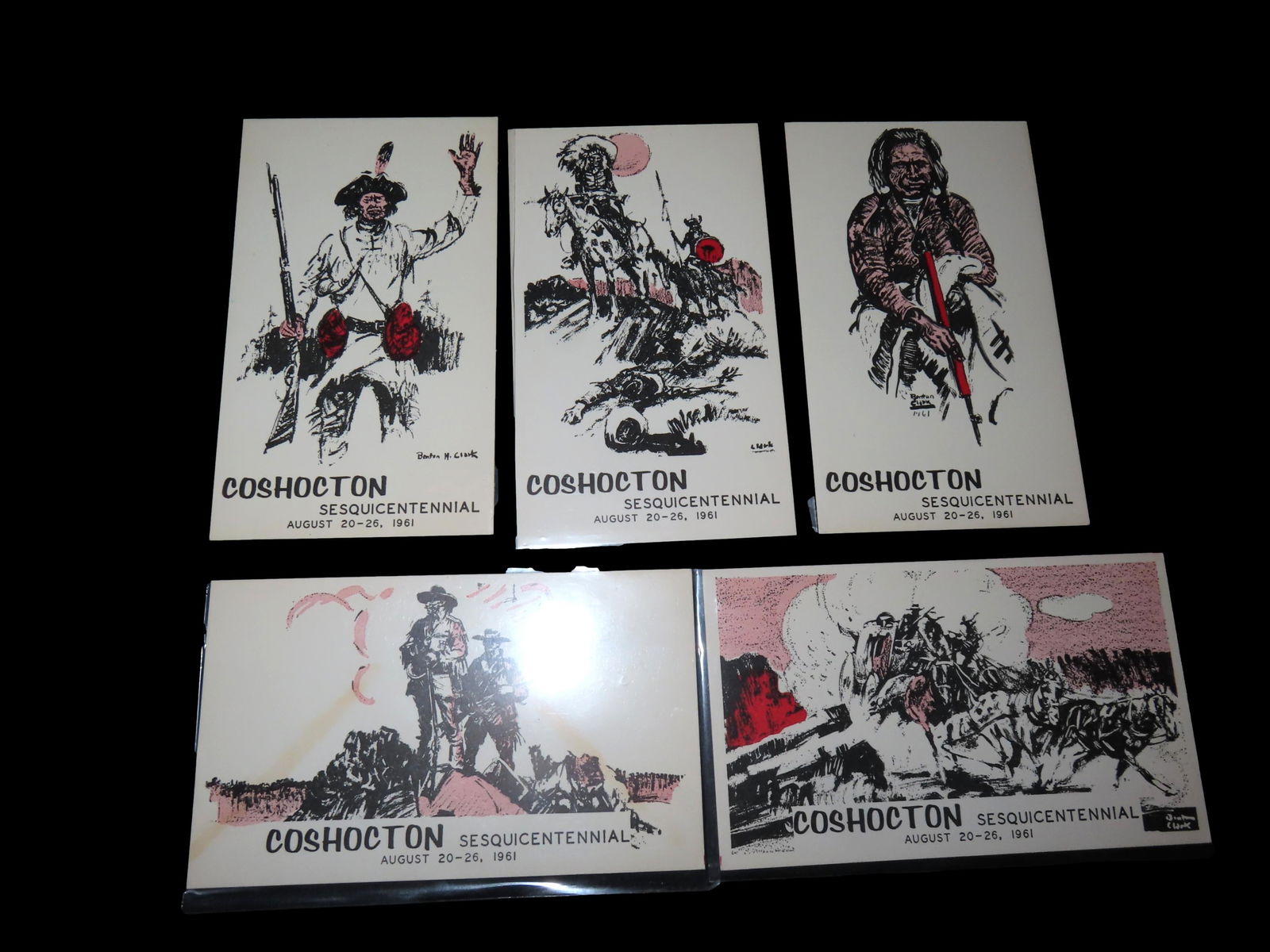 Group of 4 Coshocton, Ohio Post Cards (1 of 2)