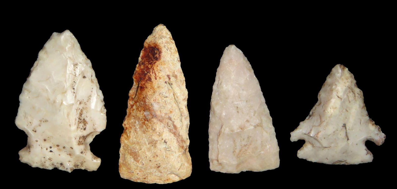 Group of 4 points-2 Madisons- found in Moultrie Co., Illinois, Ex Dave Foster, Ex Tommy Bryden Colle (1 of 2)