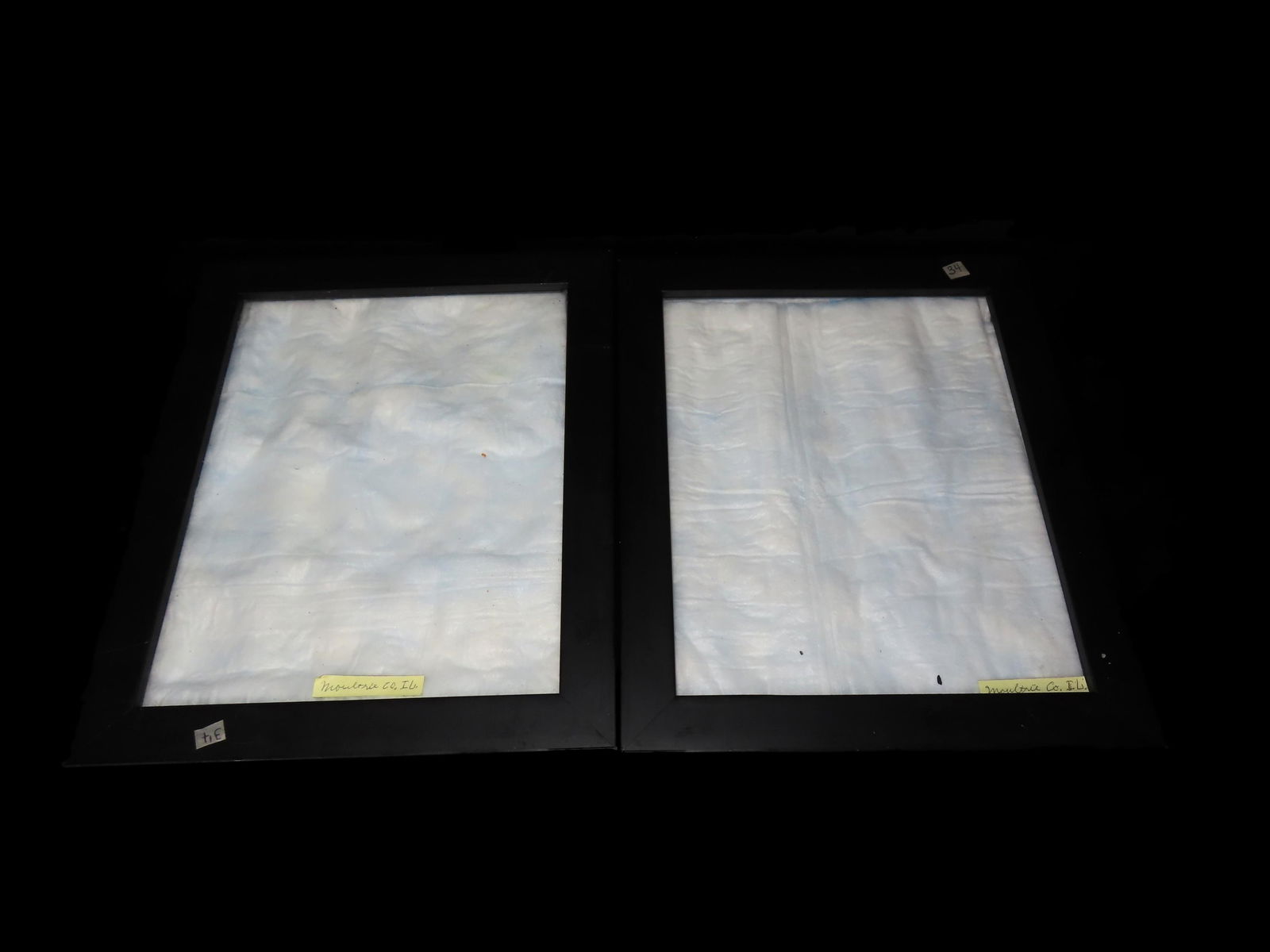 2 Thick Black Display Cases (1 of 2)