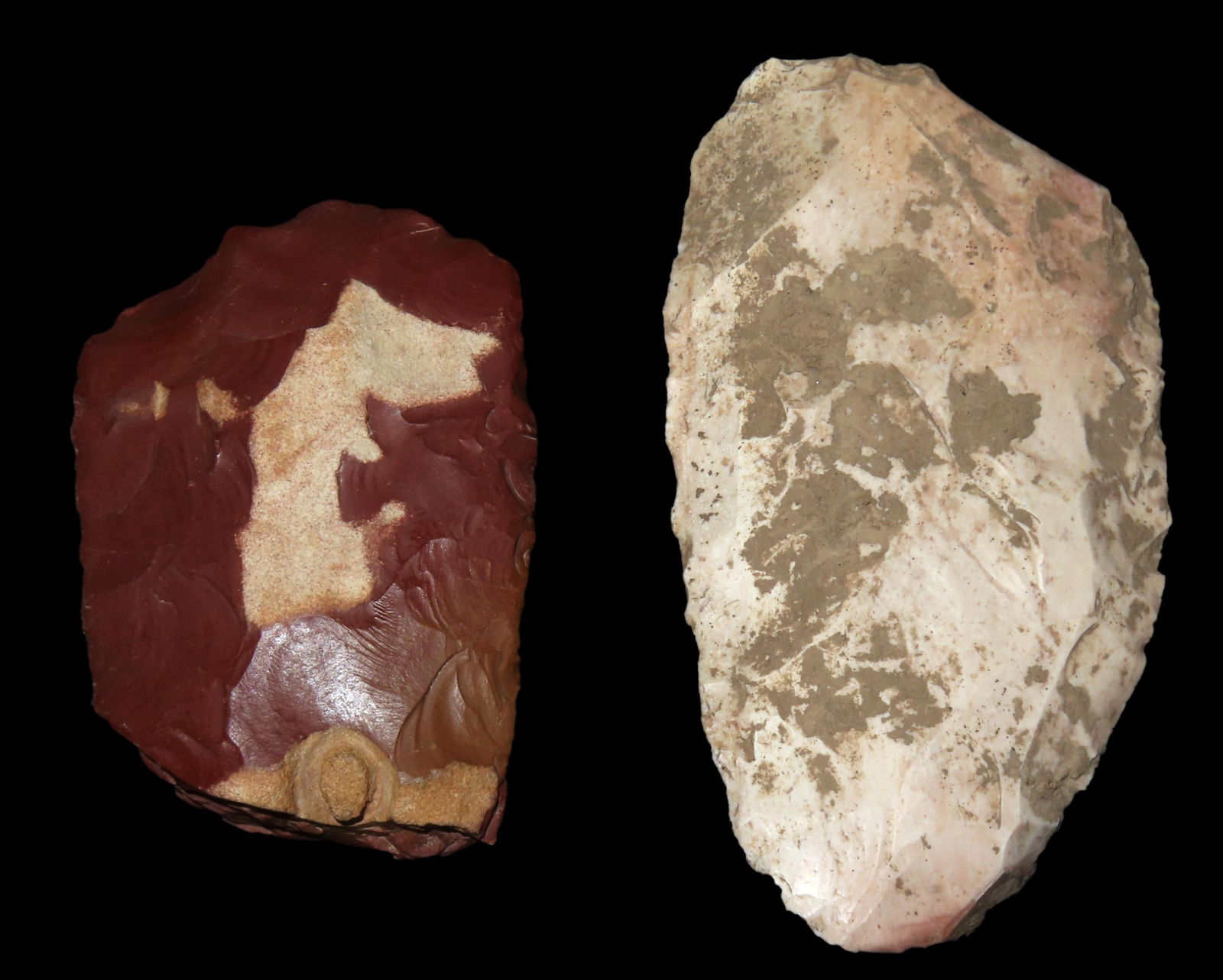 4 5/8" Blade & 3 1/2" Adze, found in Pike Co., Illinois (1 of 2)