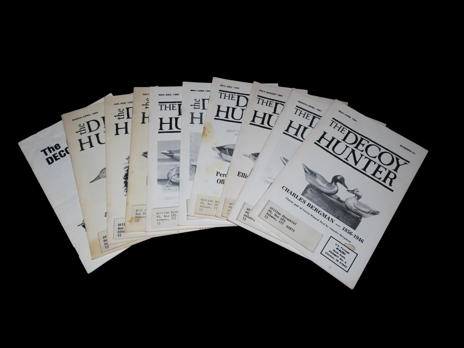 10 Issues of The Decoy Hunter-early 90's: 10 Issues of The Decoy Hunter-early 90's