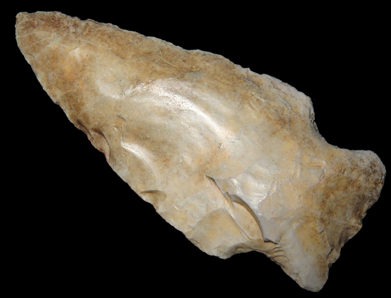 3 1/8" Steuben, found on Terre Bleue Creek, St. Francois or Ste. Genevieve Co., Missouri, Ex George : 3 1/8" Steuben, found on Terre Bleue Creek, St. Francois or Ste. Genevieve Co., Missouri, Ex George Robertson Collection