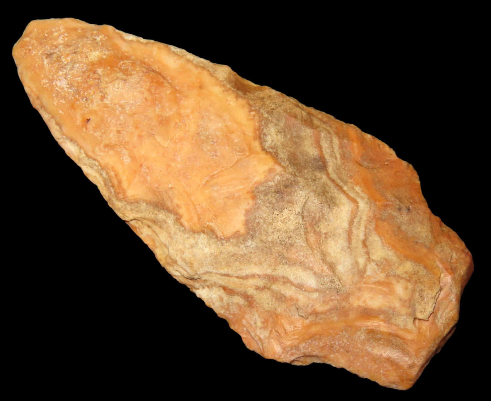 2 1/2" Colorful Kramer, found on Terre Bleue Creek, St. Francois or Ste. Genevieve Co., Missouri, Ex: 2 1/2" Colorful Kramer, found on Terre Bleue Creek, St. Francois or Ste. Genevieve Co., Missouri, Ex George Robertson Collection