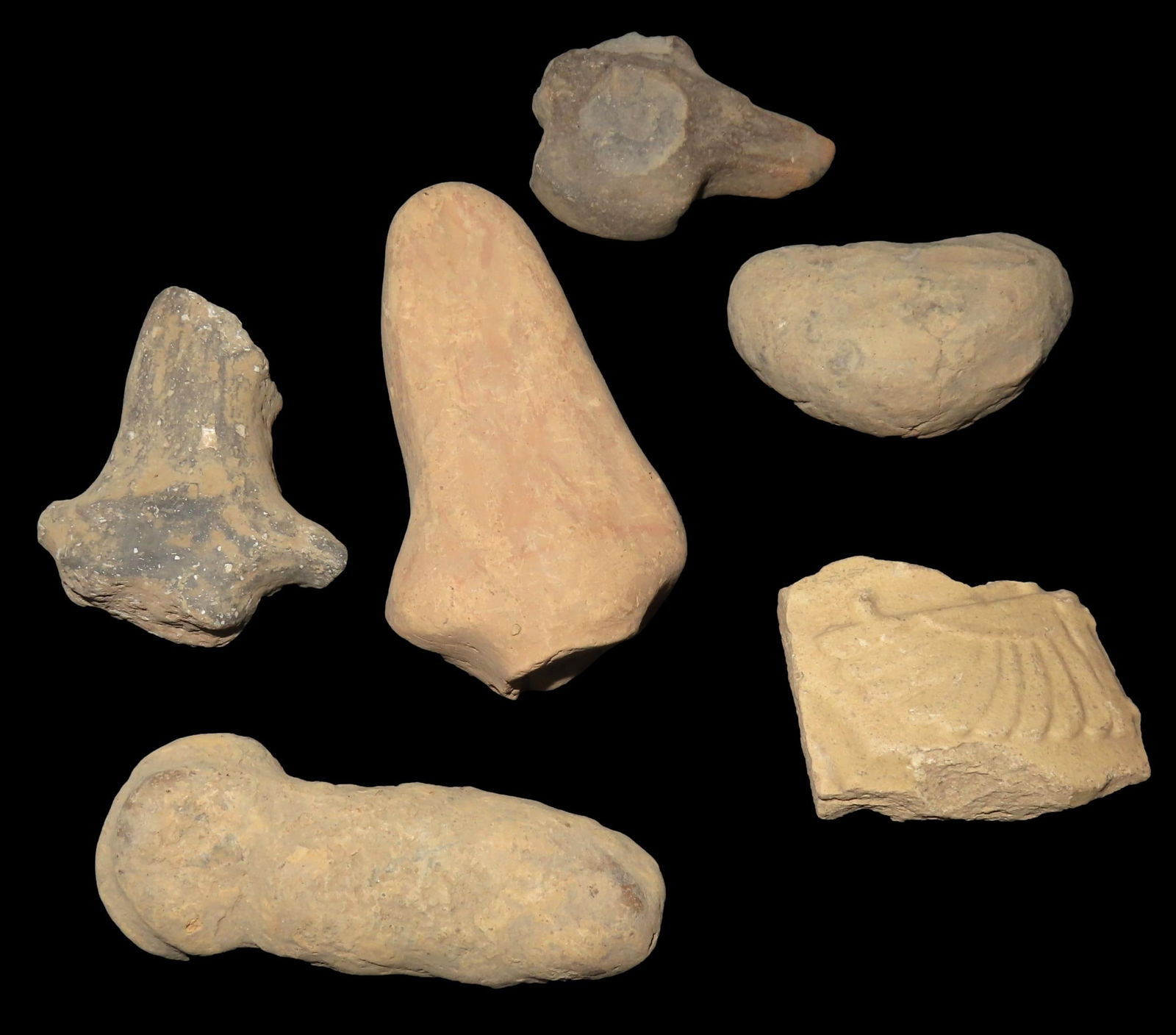 Grouping of Pre-Columbian Pottery Pcs. Found in South America, Ex Johnathan Johns Collection (1 of 2)