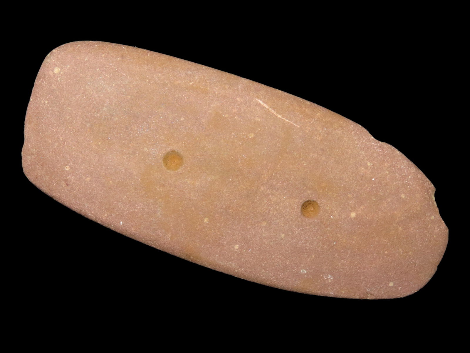 4" Hardstone Gorget Preform, Ex. Steve McCabe Found in Sullivan Co. Missouri (1 of 4)