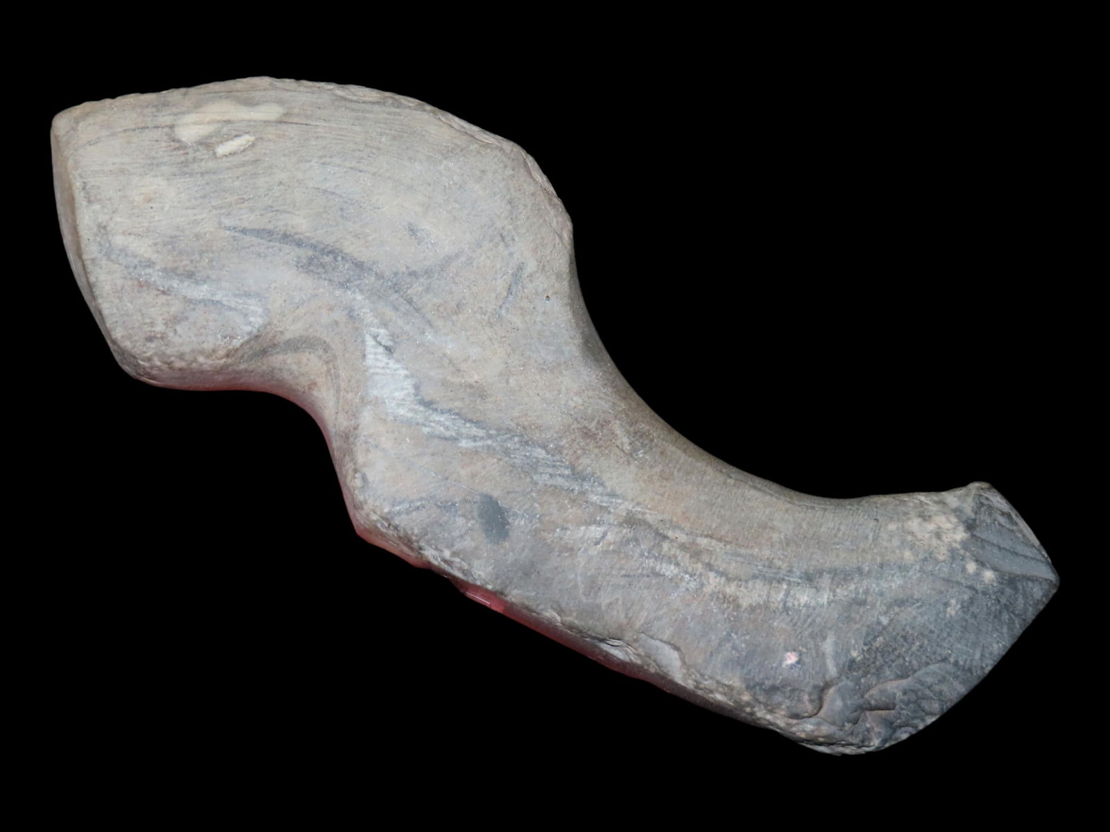 6 1/2" Slate Birdstone Preform Found in Clinton Co. Michigan, Pictured in the Bird Book, Ex Stilp (1 of 5)