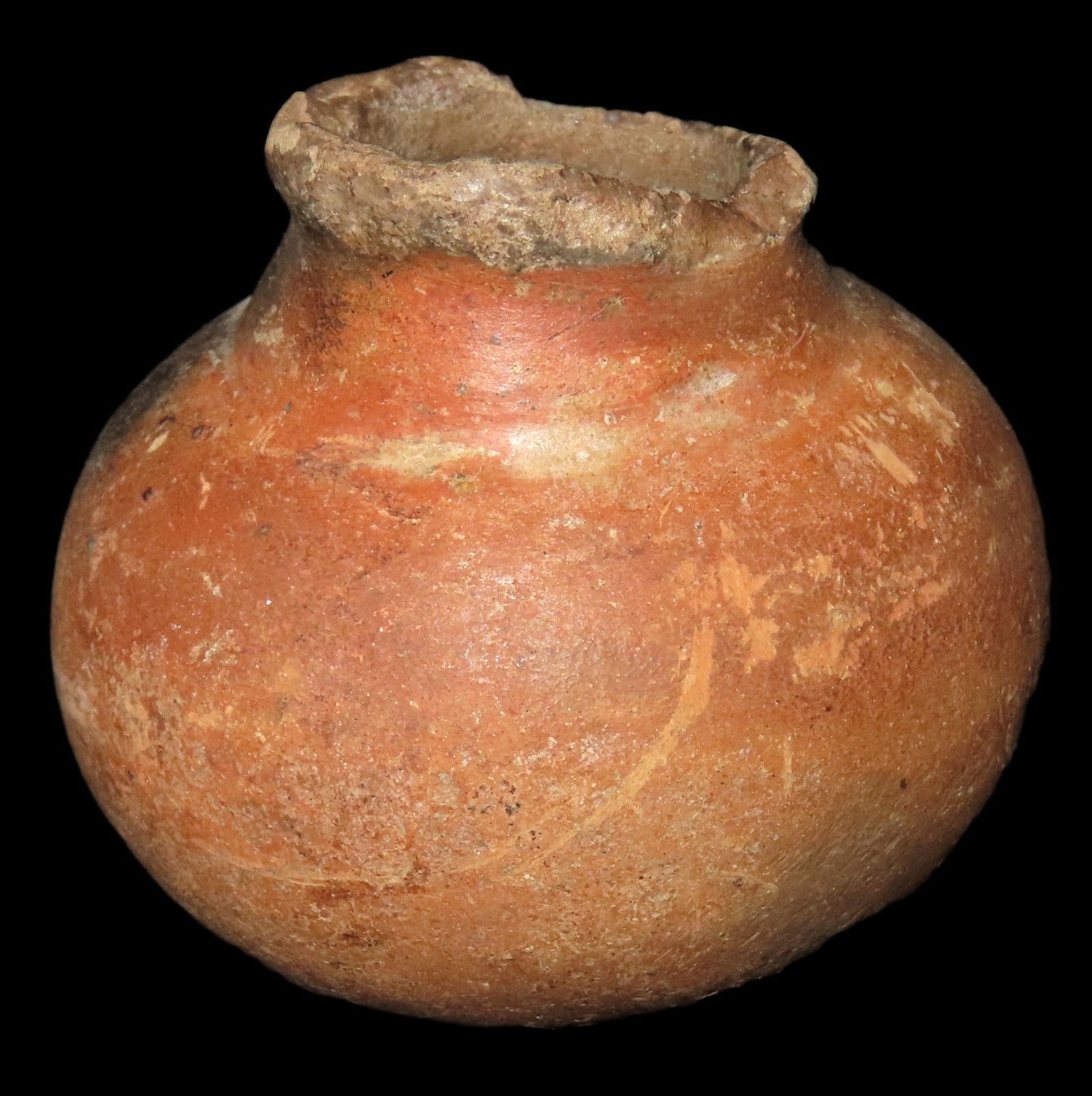 2 1/8" Tall Mayan Pottery Vessel (1 of 6)