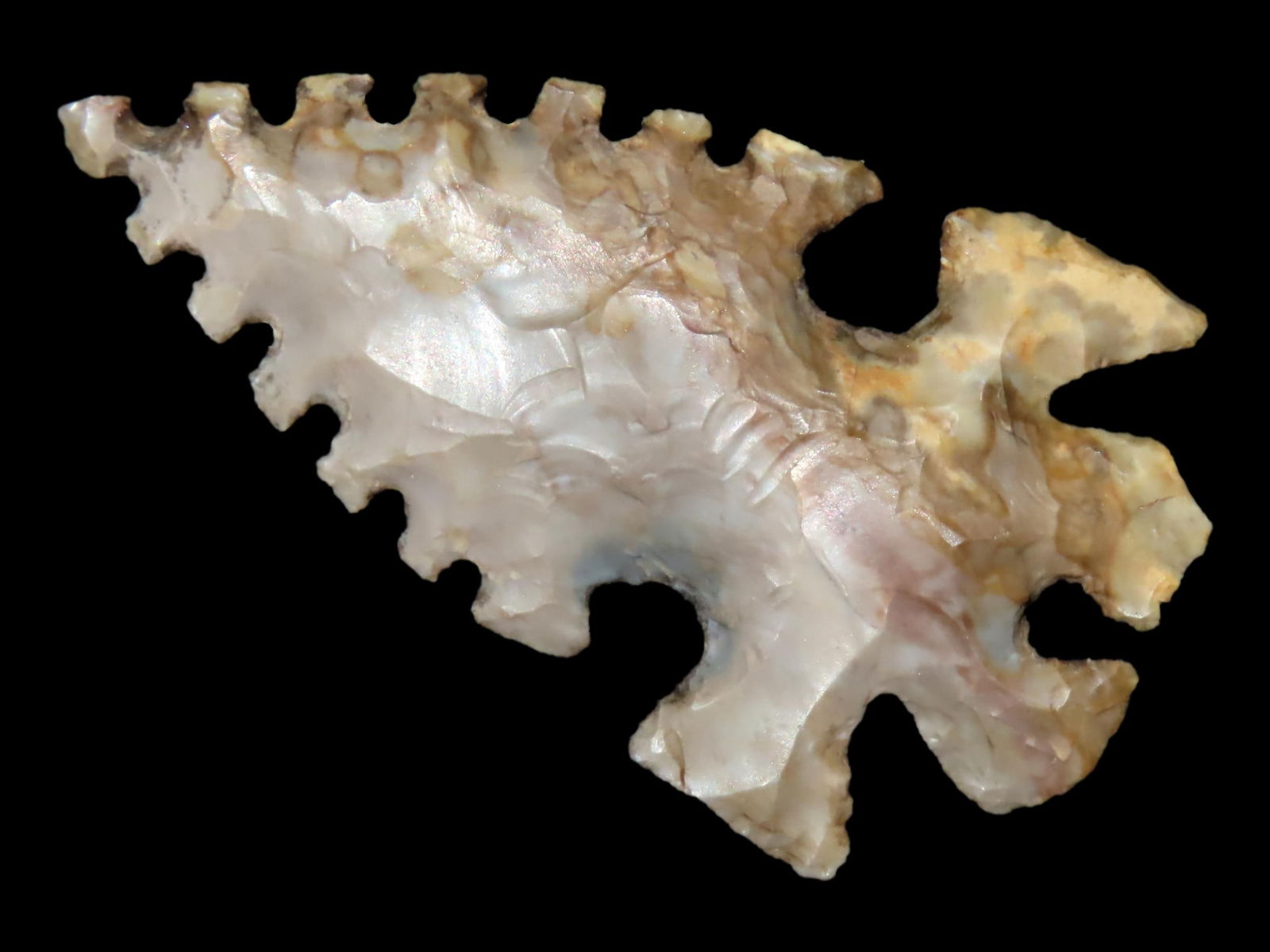 2 3/8" Tussinger Eccentric, Pictured in 1950 ISAS, Ex Kent Patterson, circa 1920-1930, This chert (1 of 4)