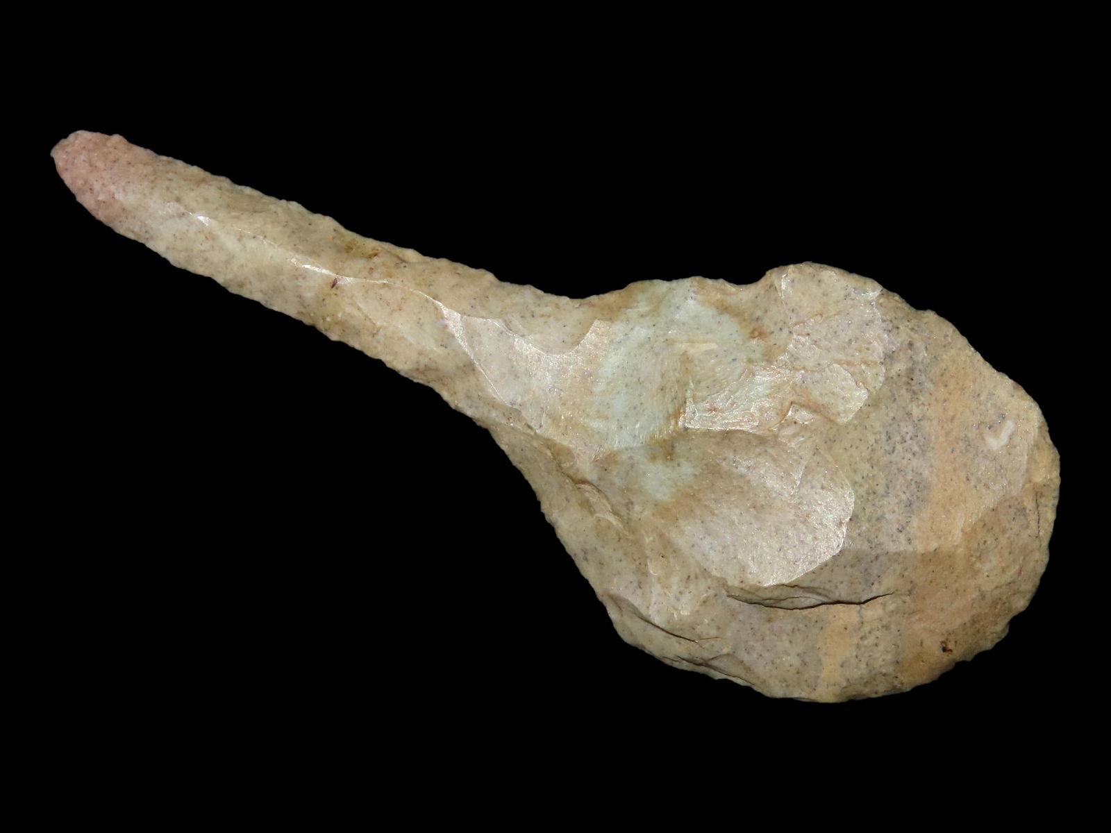 3 5/8" PADDLE DRILL, BELL COUNTY TEXAS, *BROKEN & GLUED* VERY NICE EXAMPLE, BROKEN ABOUT AN INCH (1 of 4)