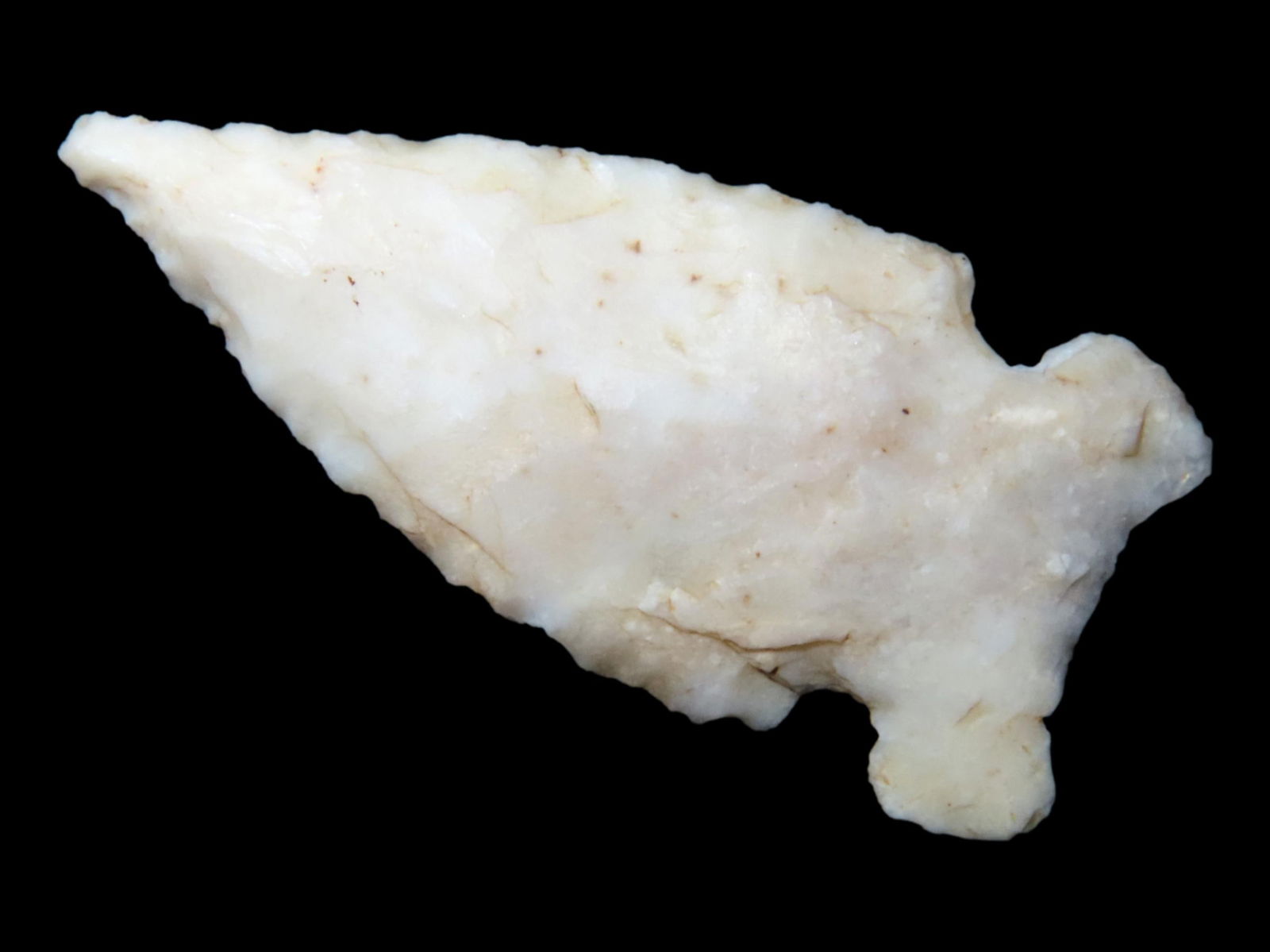 HIGHLY TRANSLUCENT MISSISSIPPIAN/CAHOKIA SIDE NOTCH BIRD POINT, MADISON COUNTY ILLINOIS, NICE (1 of 4)