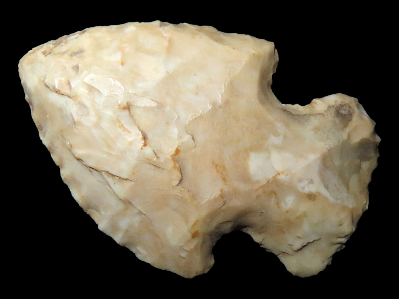 COLORFUL 2" OHIO FLINT RIDGE HOPEWELL, WAYNE COUNTY OH, NICE FORM & GREAT FLAKING, NO BRAINER (1 of 4)