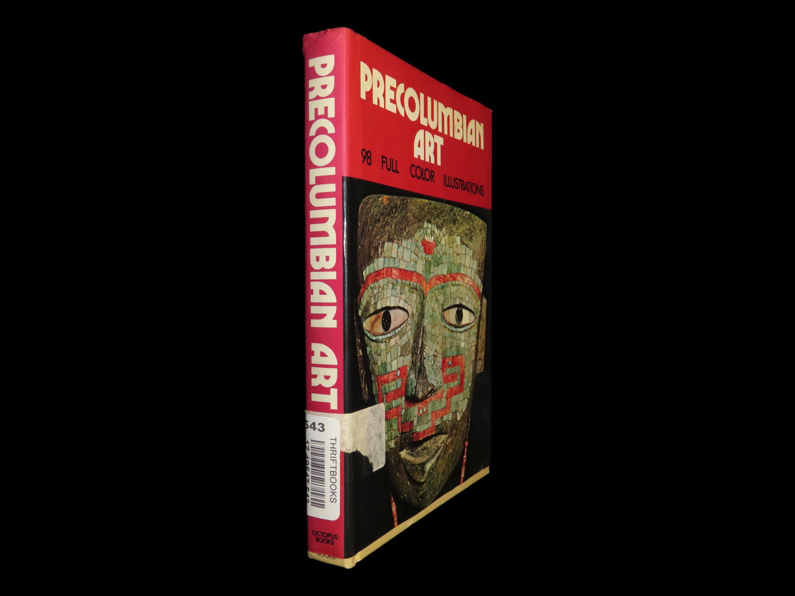 PRECOLUMBIAN ART, HARDBACK, 159 PAGES, 98 HIGH RESOLUTION COLOR PICTURES, GREAT BOOK ON JADE, THE (1 of 2)